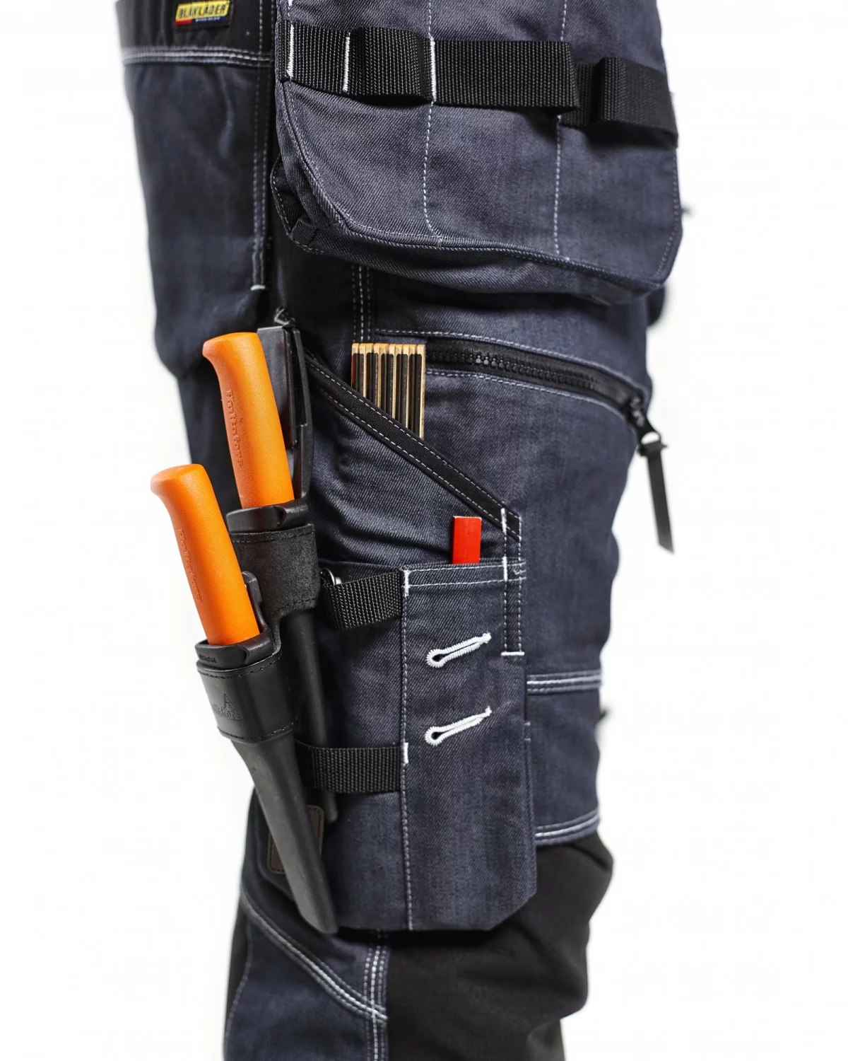 Blåkläder X1900 Pantalon de travail en denim stretch 1990 - bleu marine/noir - taille 58 (XXL)-image