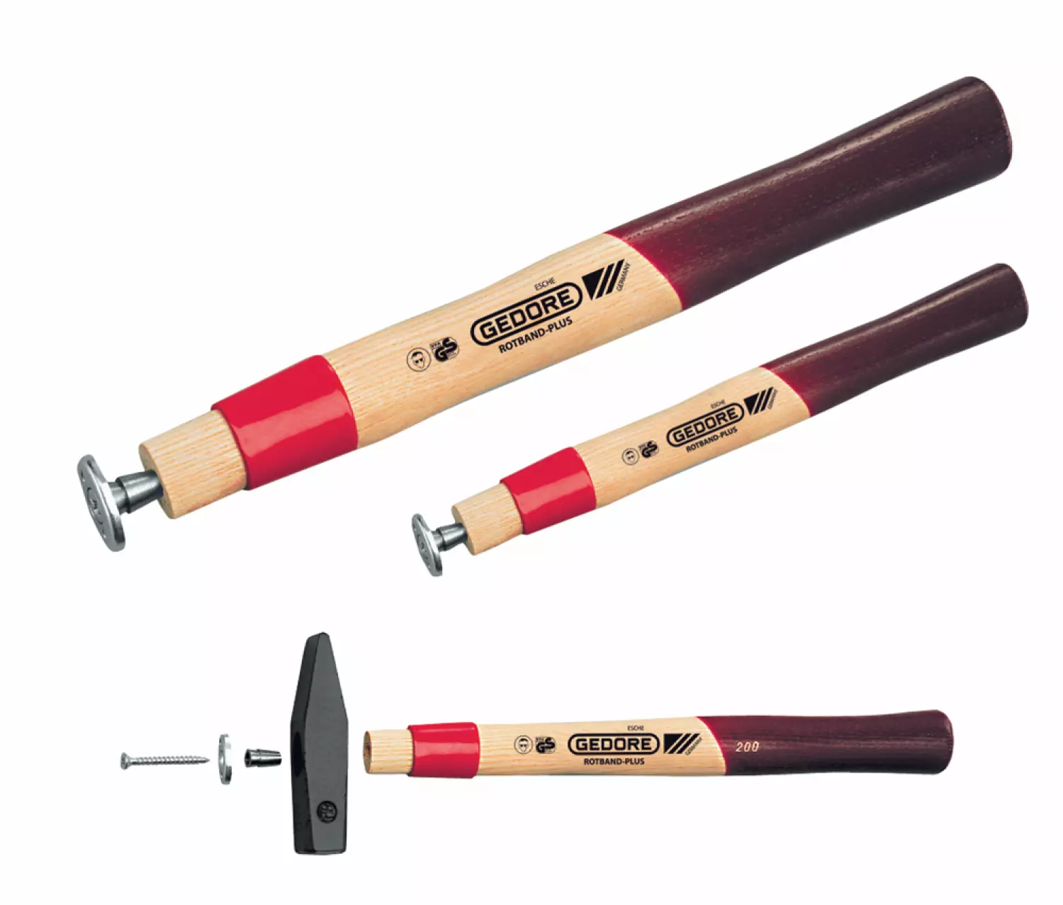 Gedore E 600 E + E 600 H Manche de marteau-image