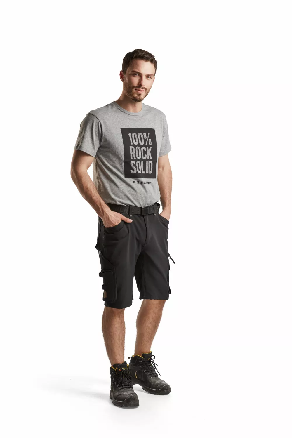 Blåkläder Short X1900 artisan stretch 4D sans poche flottante - C48 - Noir-image