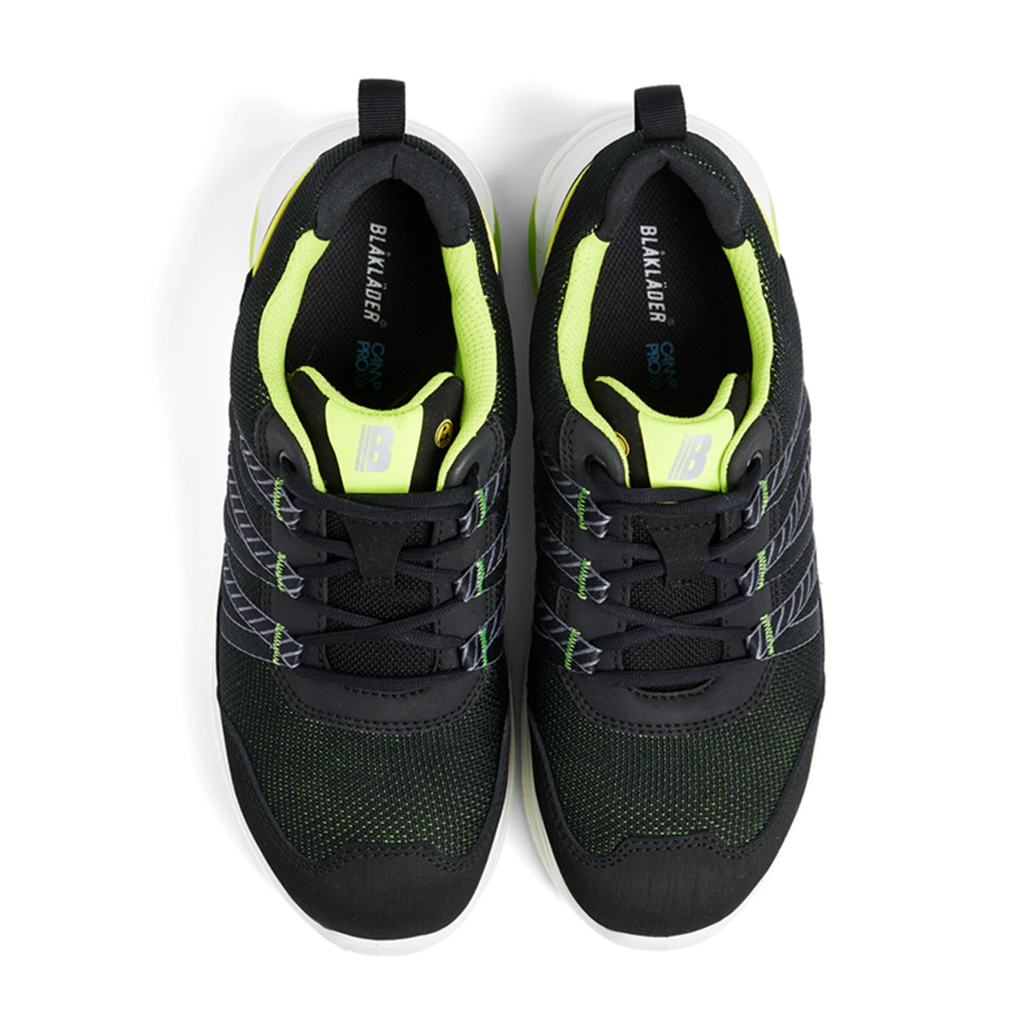 Blåkläder 2402 SPRINTER Chaussure de sécurité - Basse - S1PS ESD - Taille 47 - Noir/Vert Citron-image