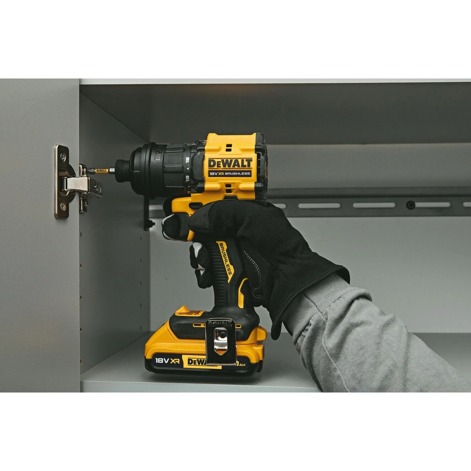 DeWALT DCD803D2T-QW 18V XR accu schroef-/boormachine set (2x 2.0Ah accu & lader)-image
