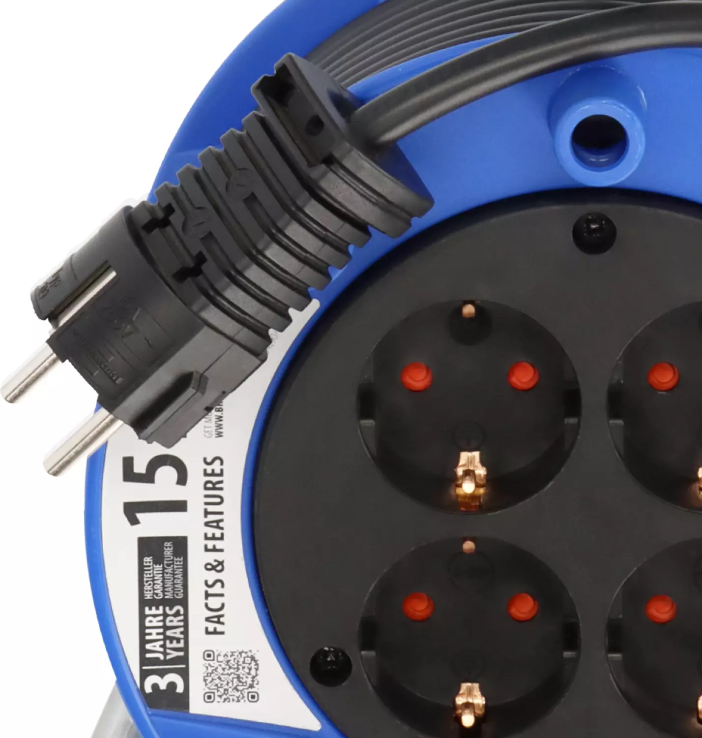 Brennenstuhl 1079180004 Kompakt kabelhaspel - H05VV-F 3G1,5 - 15m-image