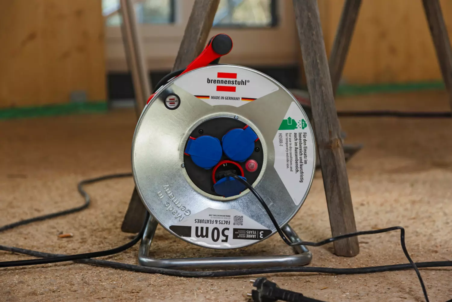 Brennenstuhl 1198530 Garant S IP44 kabelhaspel - H05RR-F 3G1,5 - 50m-image