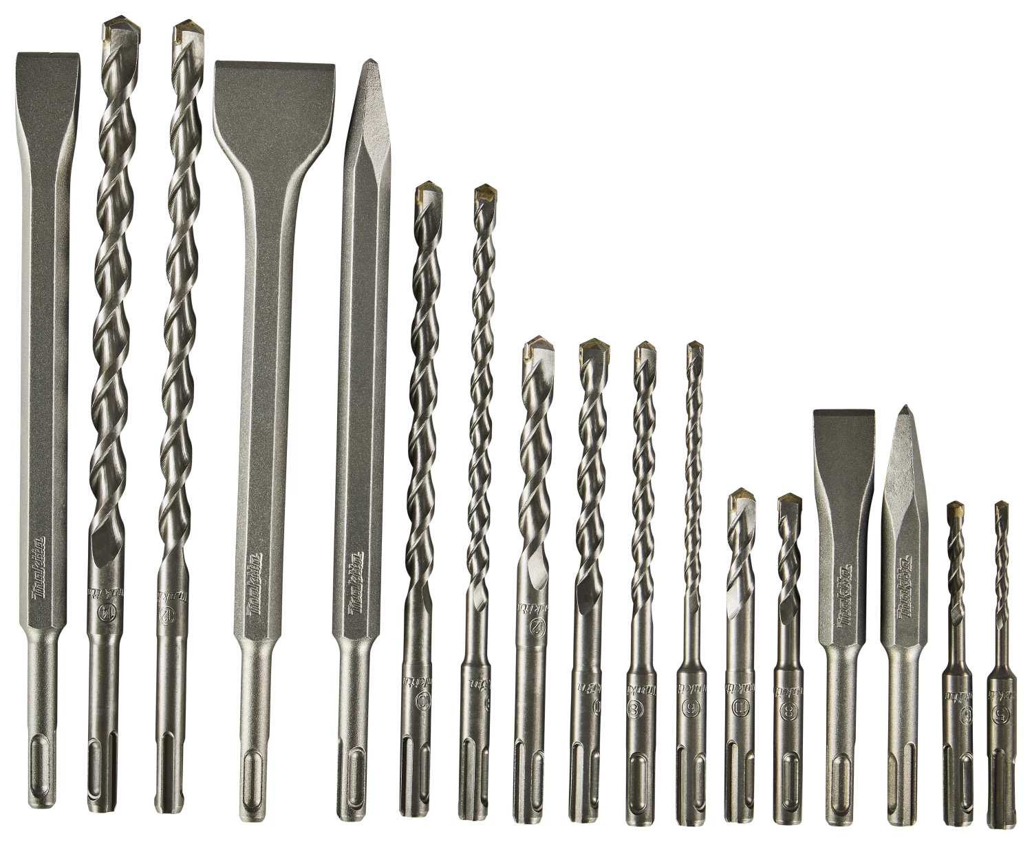 Makita D-54863 17-delige Betoonboor-/beitelset - SDS-plus-image