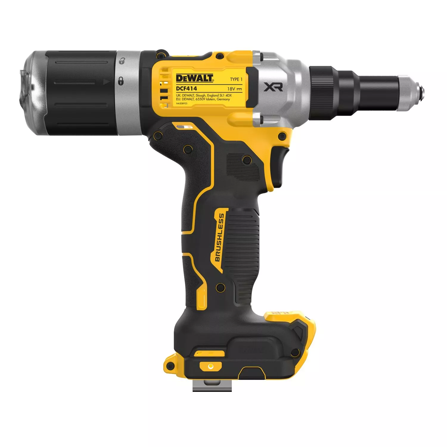 DeWALT DCF414NT 18V Li-ion accu blindklinknageltang body in TSTAK - 6,3mm-image