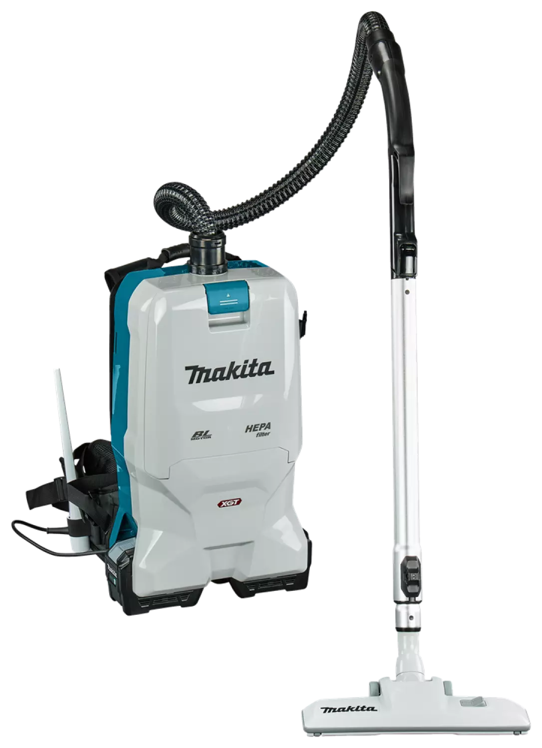 Makita VC011GL2NL1 XGT 40V Max Li-Ion Accu Rugstofzuiger Set (2x 8.0Ah) - 200 mbar-image