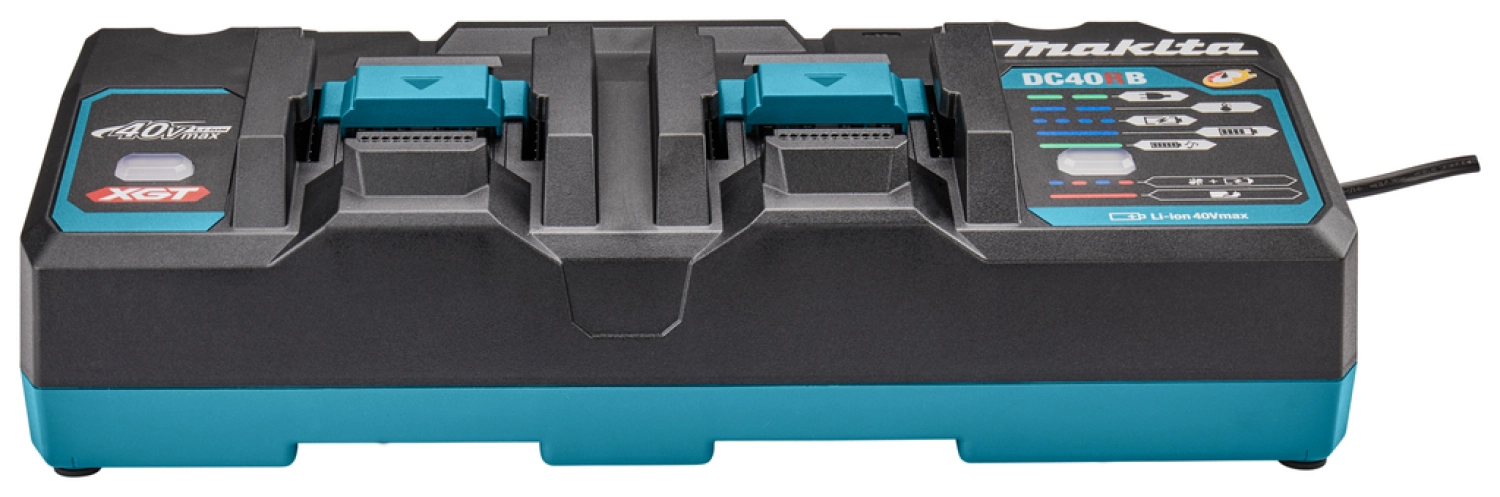 Makita DC40RB XGT 40V Max Li-ion accu duosnellader - 191N09-8-image