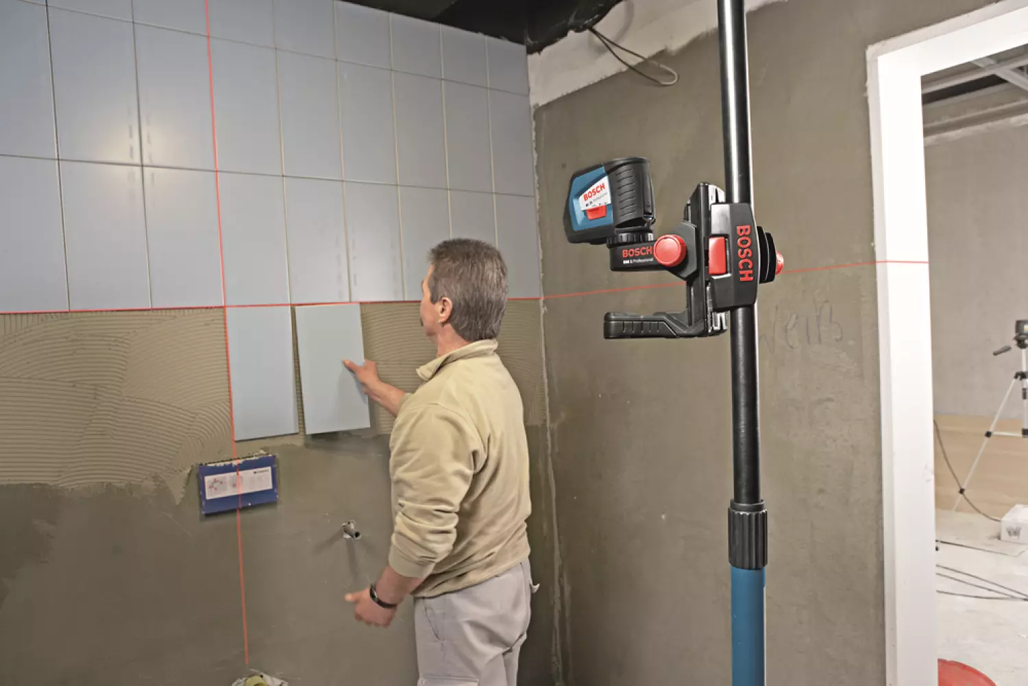 Bosch BT 350 barre télescopique - 350cm-image