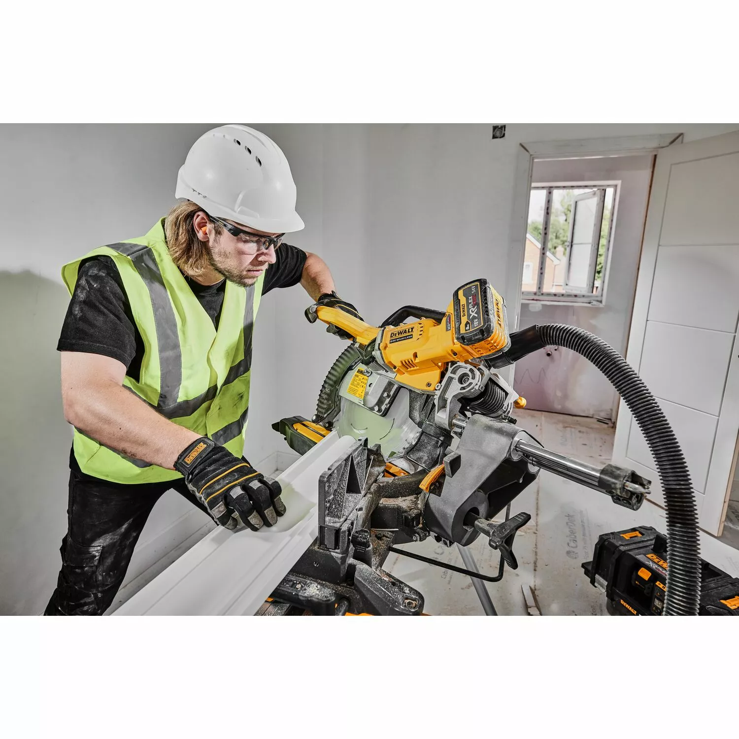DeWALT DCS781N-XJ 54V XR FlexVolt Li-Ion Accu Afkort-/verstekzaag body - 305mm-image