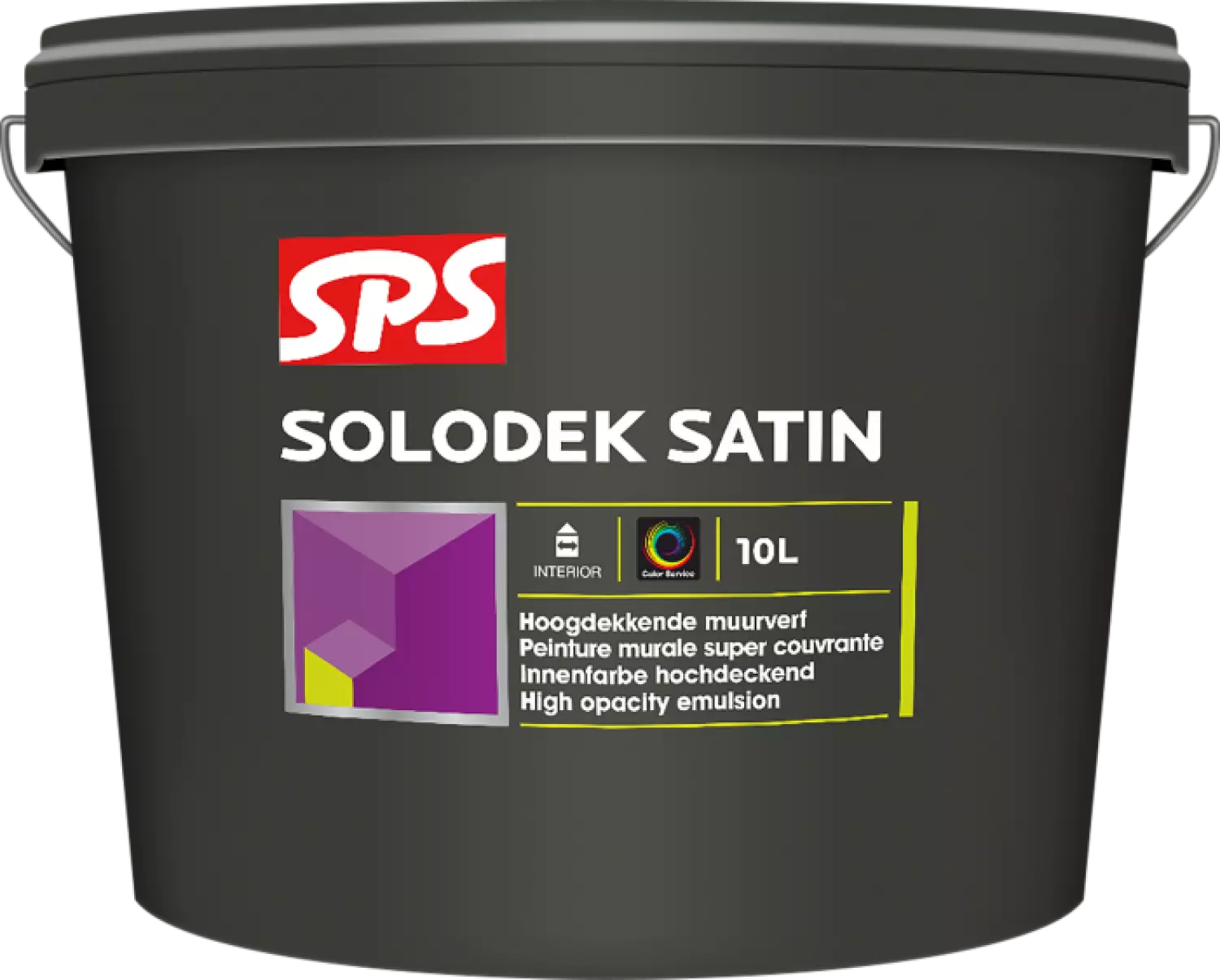 SPS Solodek Satin Muurverf - op kleur gemengd - 4L-image