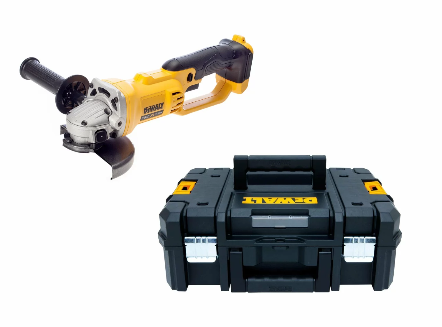 DeWALT DCG412NT 18V Li-ion XR accu haakse slijper body in TSTAK - 125mm-image