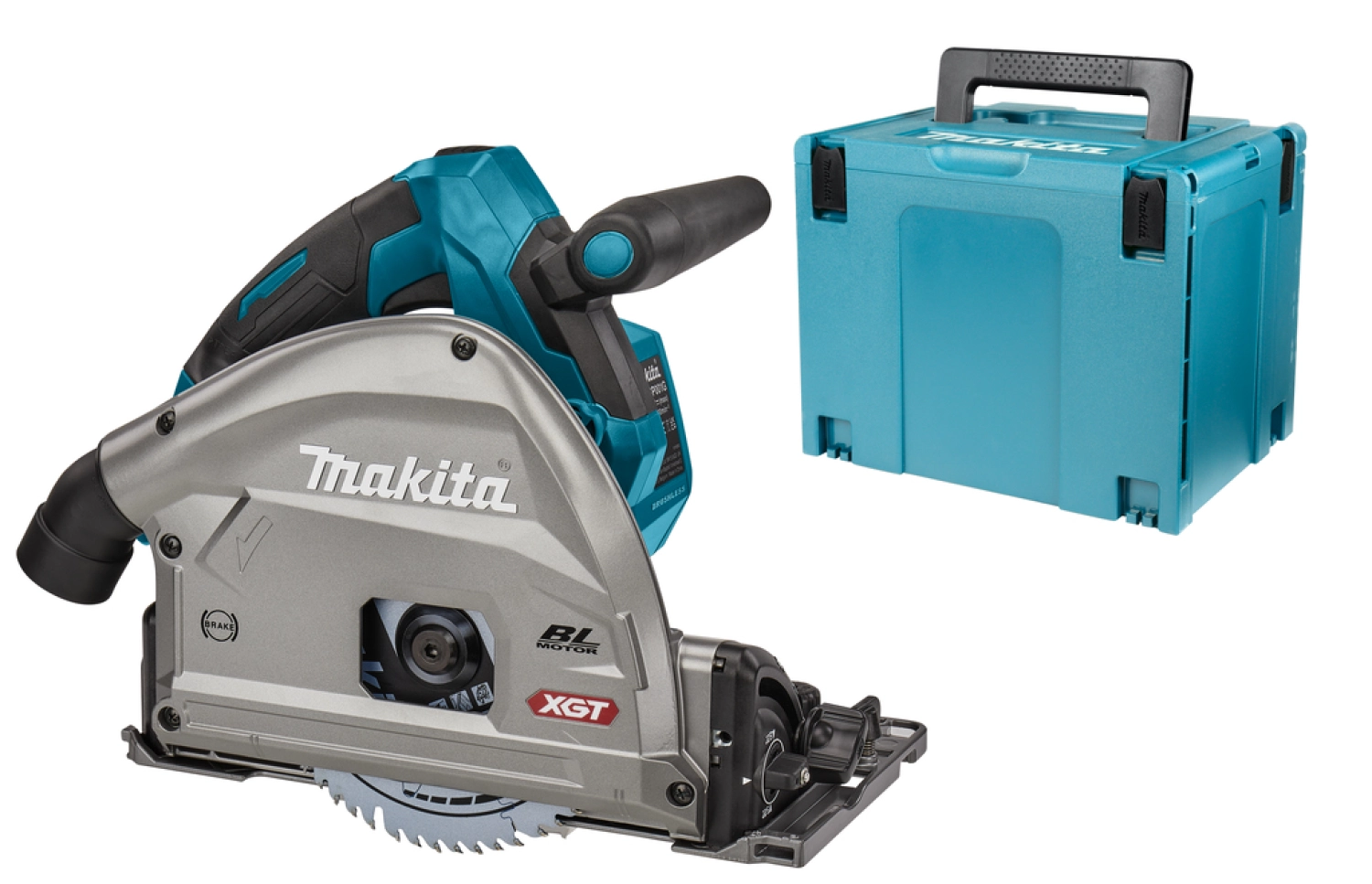 Makita SP001GZ03 XGT 40V Max Li-ion accu invalcirkelzaag 165 mm body in Mbox - met AWS zender-image