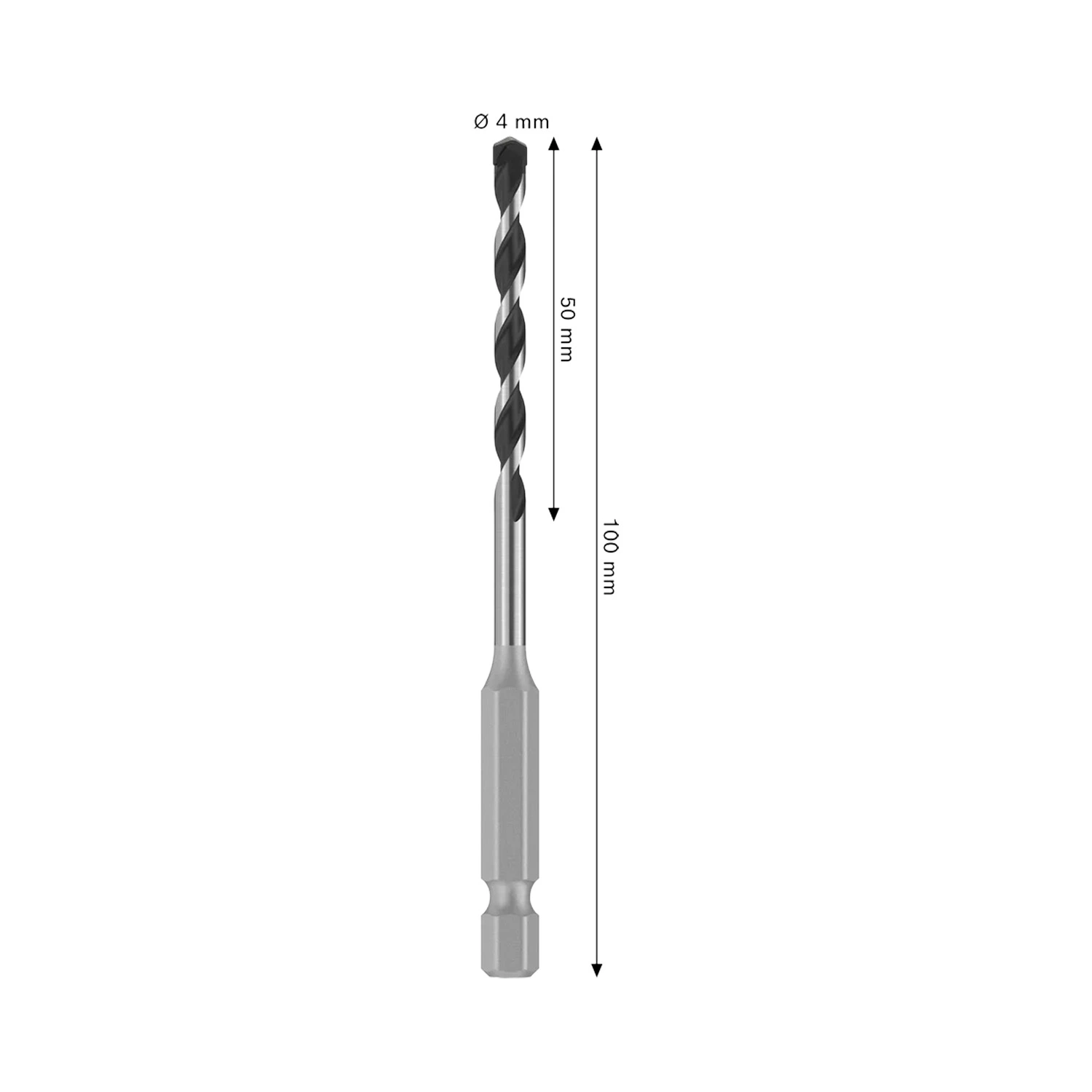 Bosch PRO 2608706972 Foret à béton HEX-5 - 5x50x100 mm-image