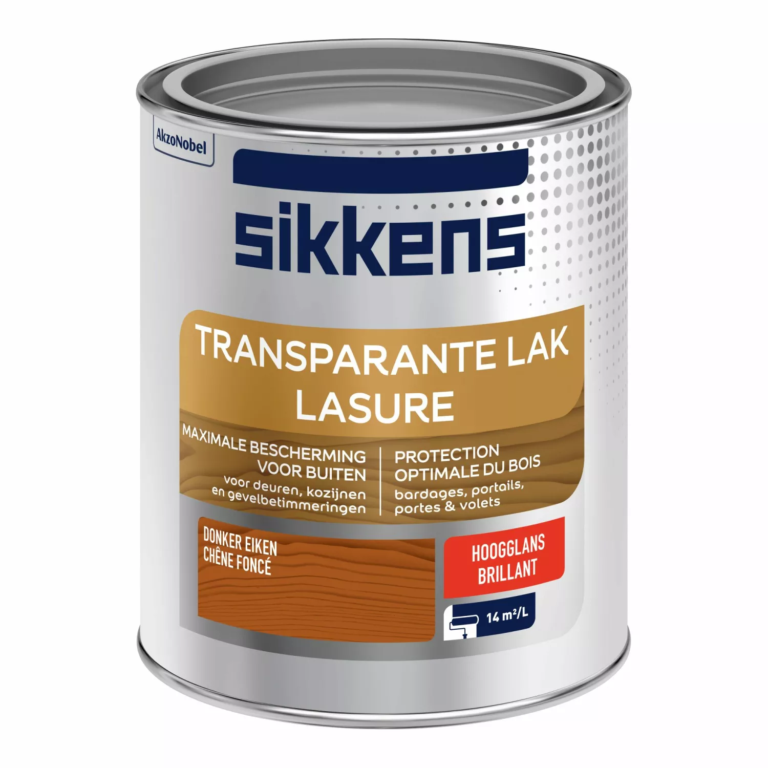 Sikkens Buitenlak Transparant Hoogglans - Donker eiken 009 - 750ml-image