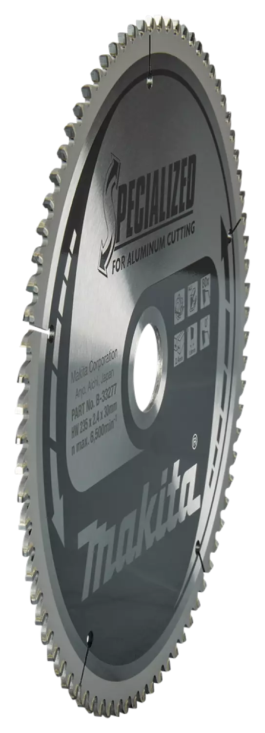Makita B-33277 Lame de scie circulaire Aluminium - 235x30x2,4 80T-image