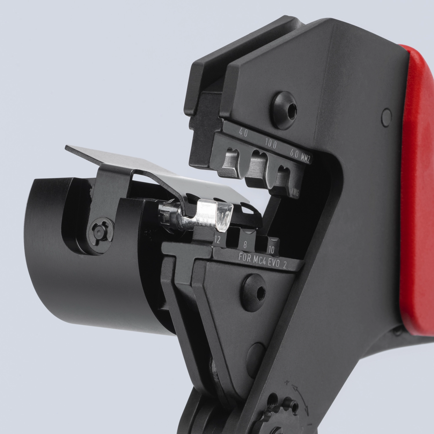 Knipex 97 43 66 EVO MC4 EVO2 Pince à sertir pour matrices de sertissage interchangeables-image