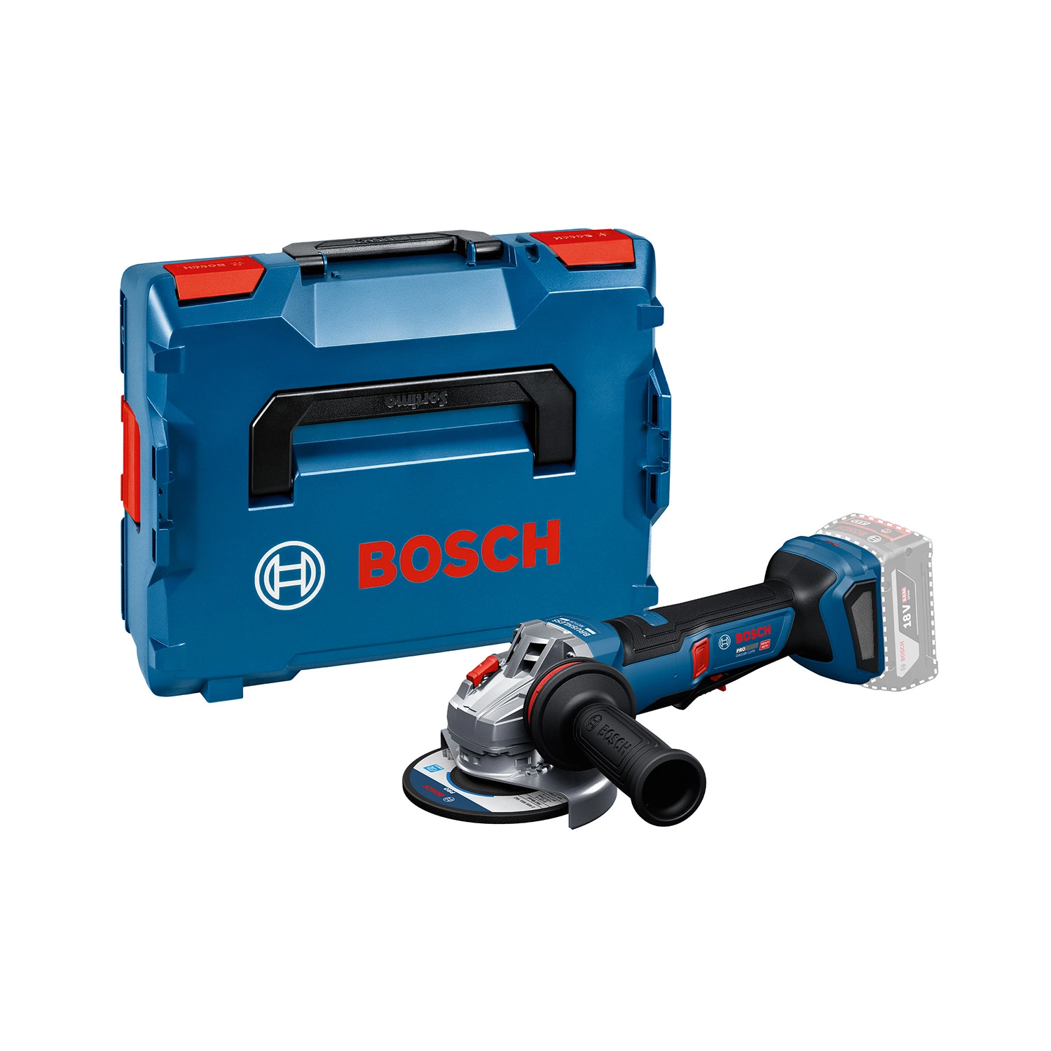 Bosch PRO GWS 18V-11 Meuleuse d'angle sans fil dans un coffret L-boxx-image