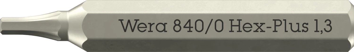 Wera 05058109001 840/0 Hex Plus Micro Bit - 1,3 x 30 mm-image