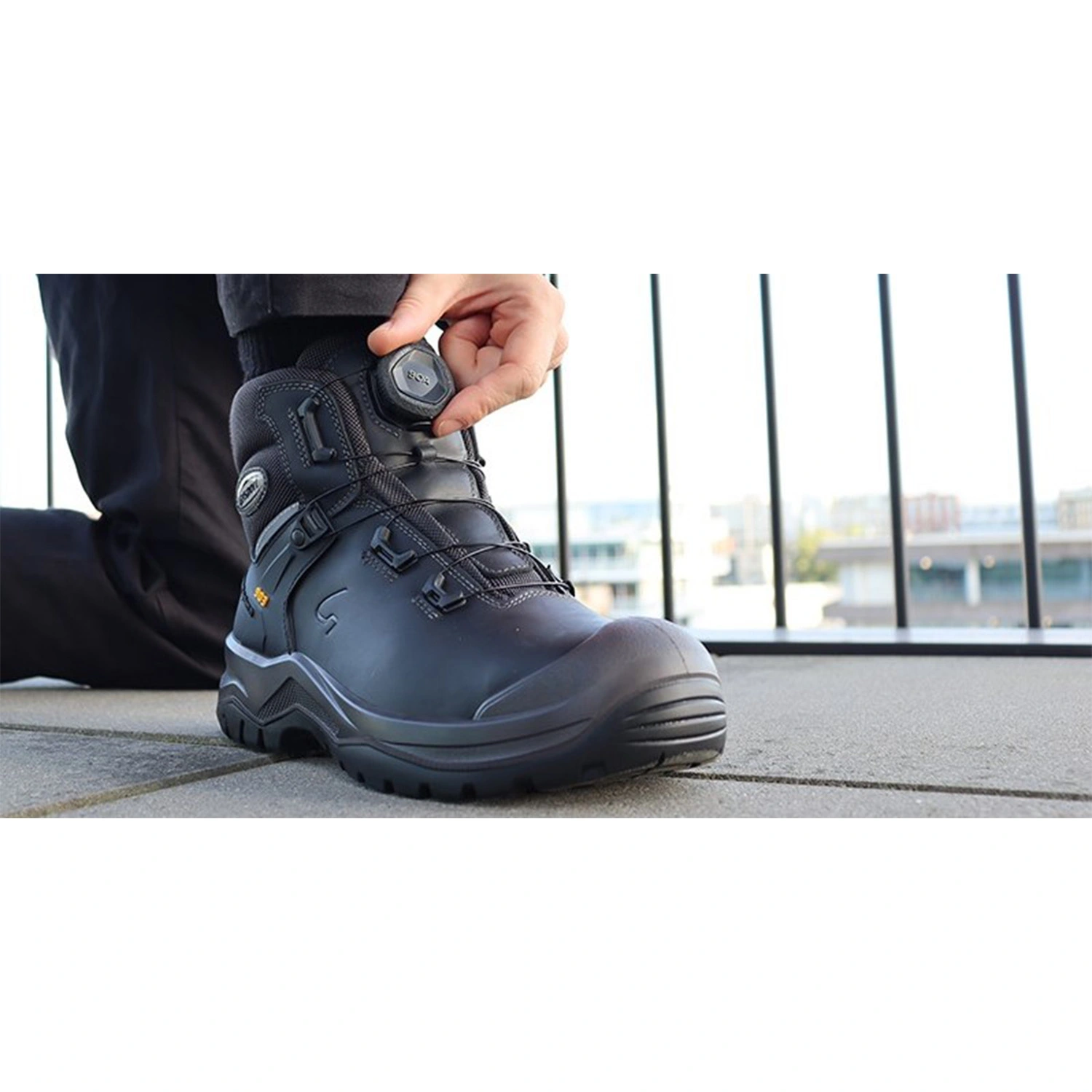 Grisport 903L BOA Werkschoen - Zwart - Hoog - Maat 41