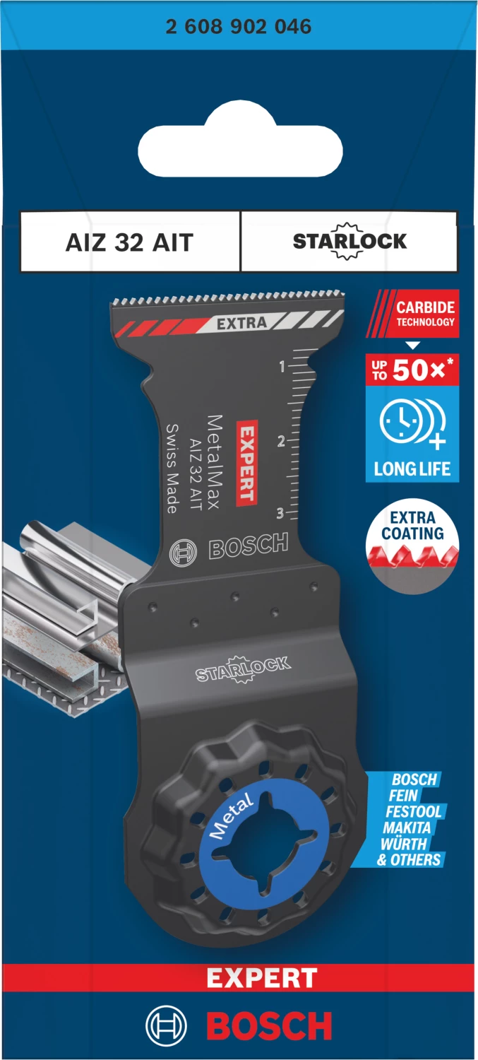 Bosch AIZ 32 AIT EXPERT Lame plongeante pour outil multifonctions pour le carbure (1 pièce)