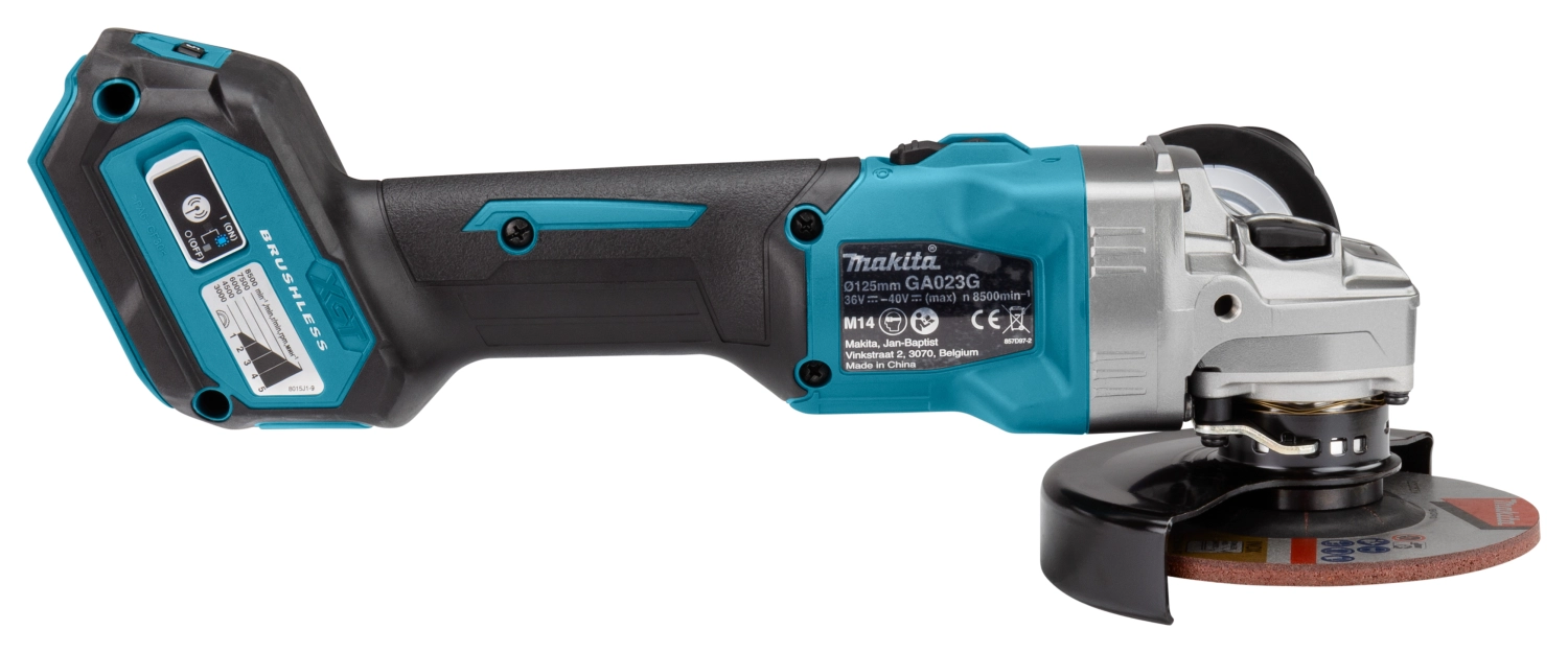 Makita GA023GZ Meuleuse d'angle sans-fil - XGT 40V max Li-ion - 125 x 22,23 mm - Brushless - Machine seule-image