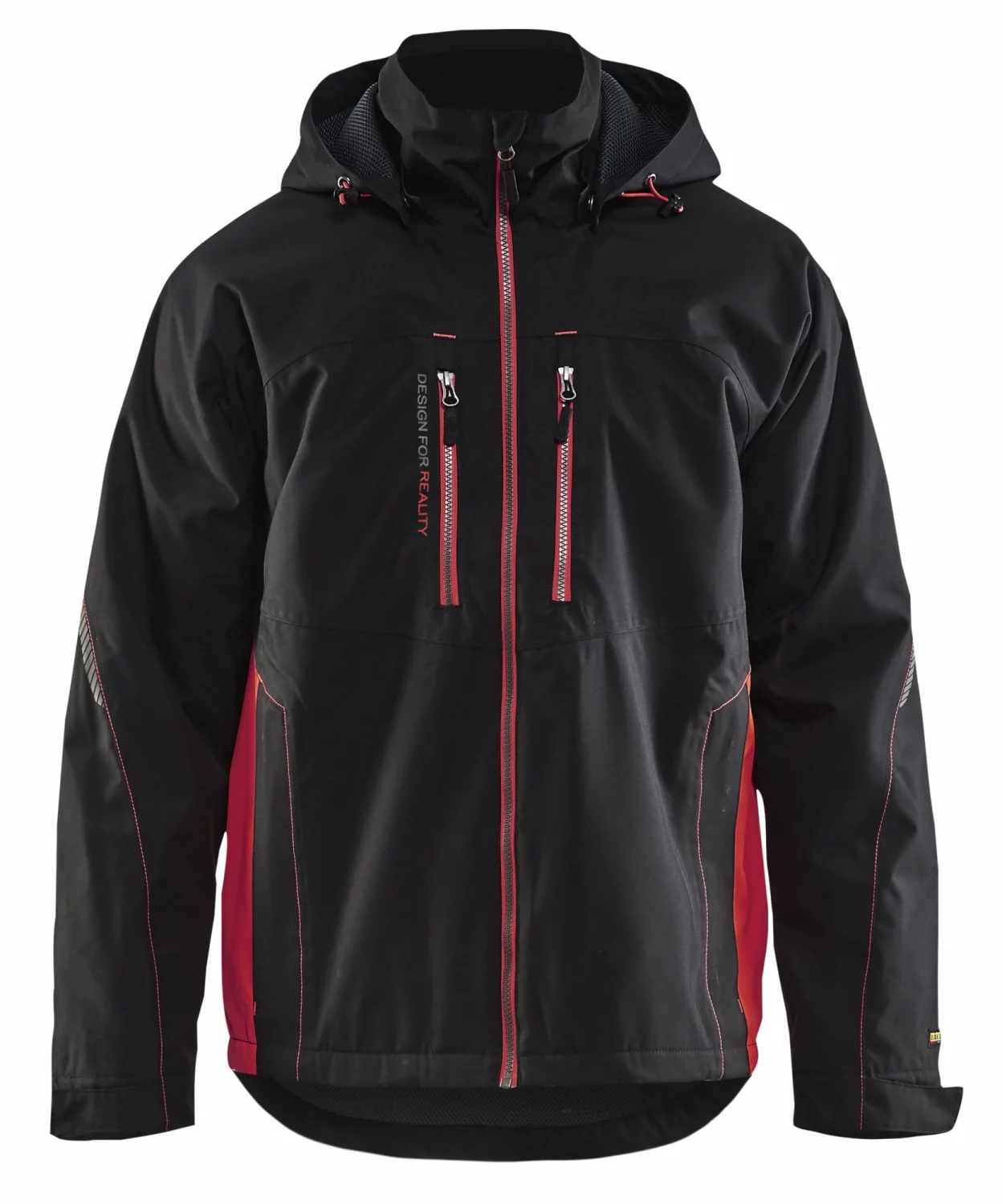 Blåkläder 4890 Lichtgewicht winterjas - Zwart/rood - Maat S
