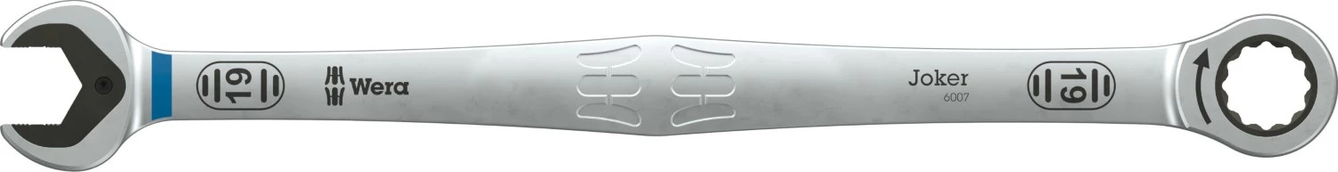 Wera 05020354001 6007 Joker Steek-ringratelsleutel SB - extra lang - 19 x 334mm-image