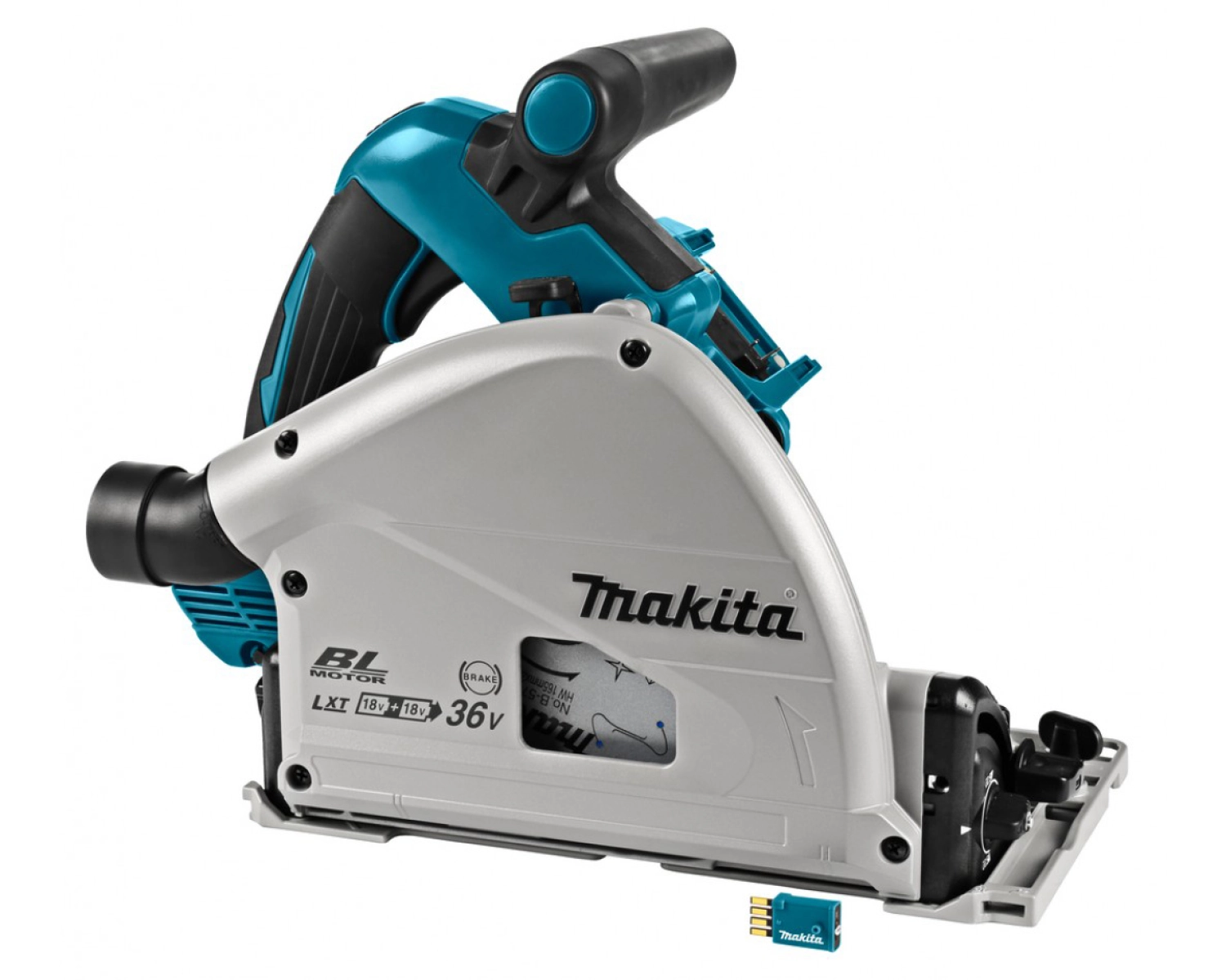 Makita DSP601ZJU Scie plongeante sans-fil - 36V (2x 18V) Li-ion - MAKPAC - AWS - 20 x 165 mm - Machine seule-image