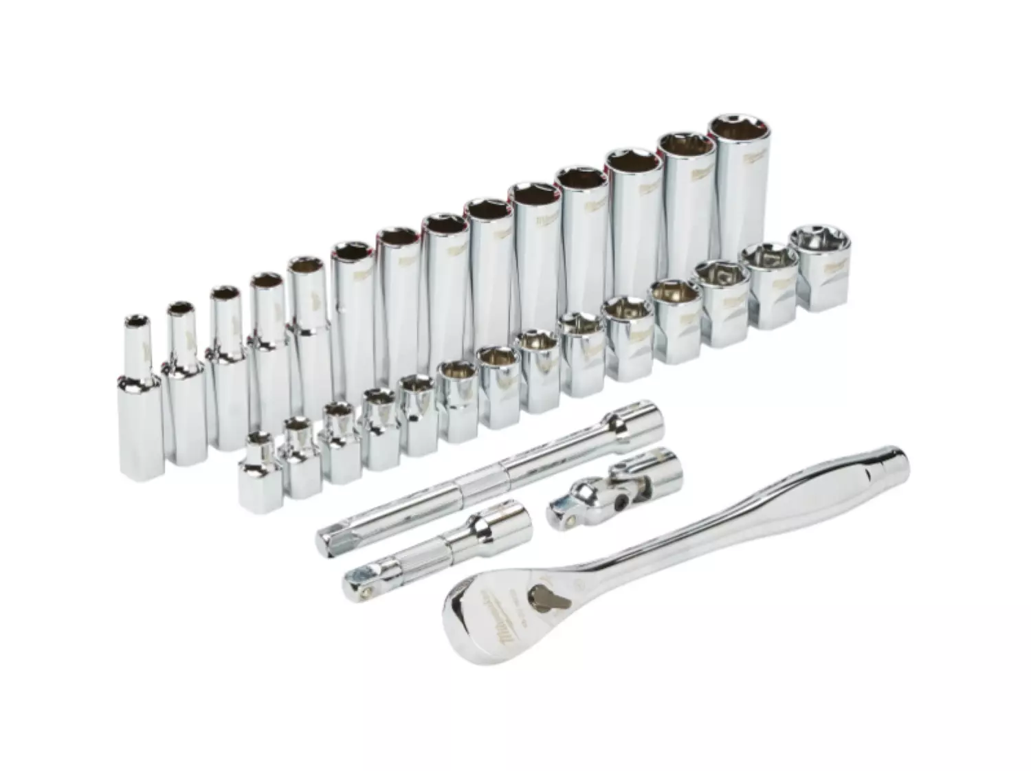 Milwaukee 4932464945 32-pcs boulonsset - métrique - 3/8"-image