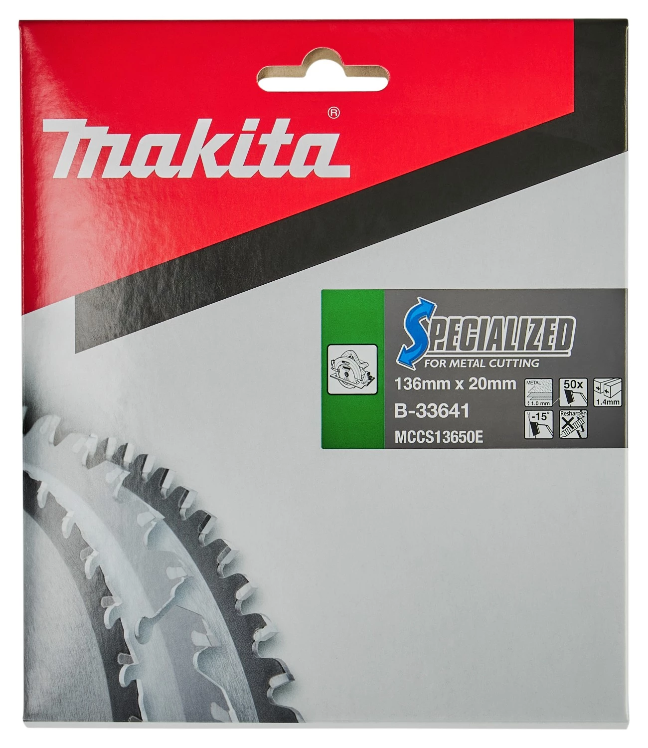 Makita B-33641 Cirkelzaagblad Dun plaatstaal-image