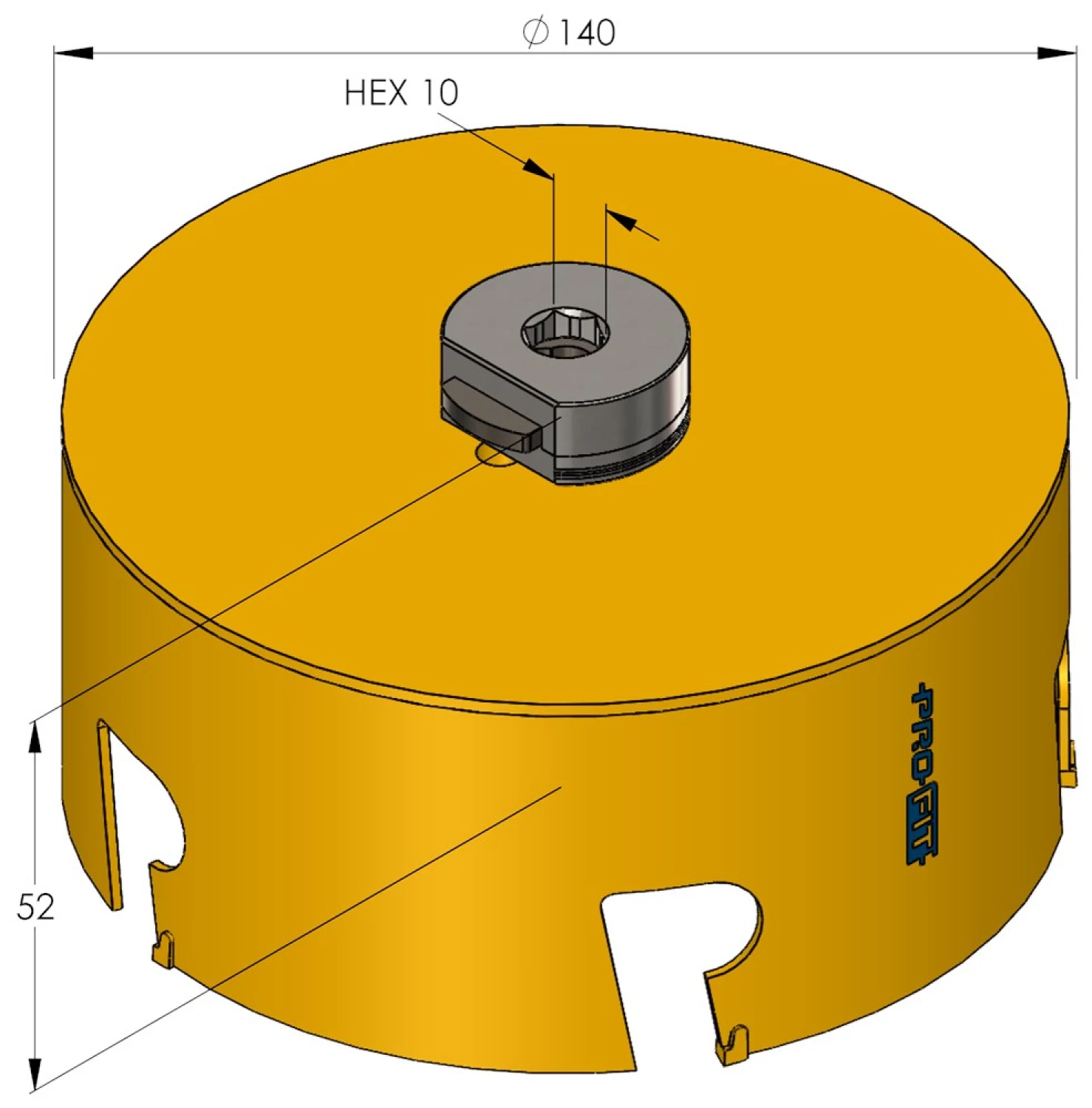 ProFit 9081140 Scie cloche Multi Purpose - 140mm-image