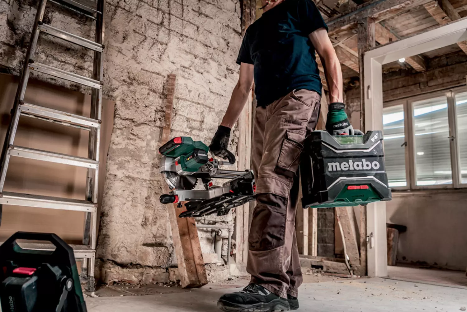 Metabo RC 12-18 BT DAB+ 12V / 18V Li-ion accu bouwradio met bluetooth - werkt op netstroom & accu-image