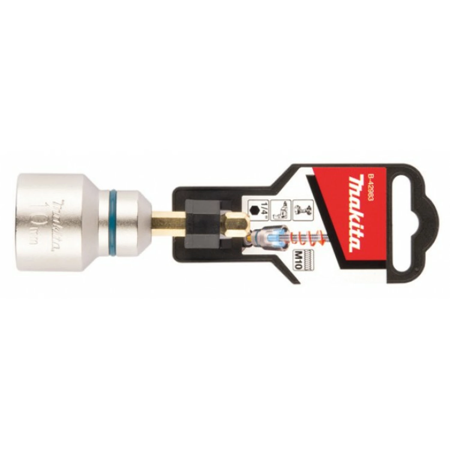 Makita B-42983 Impact dopsleutel voor draadstangen - M10 - 1/4''-image