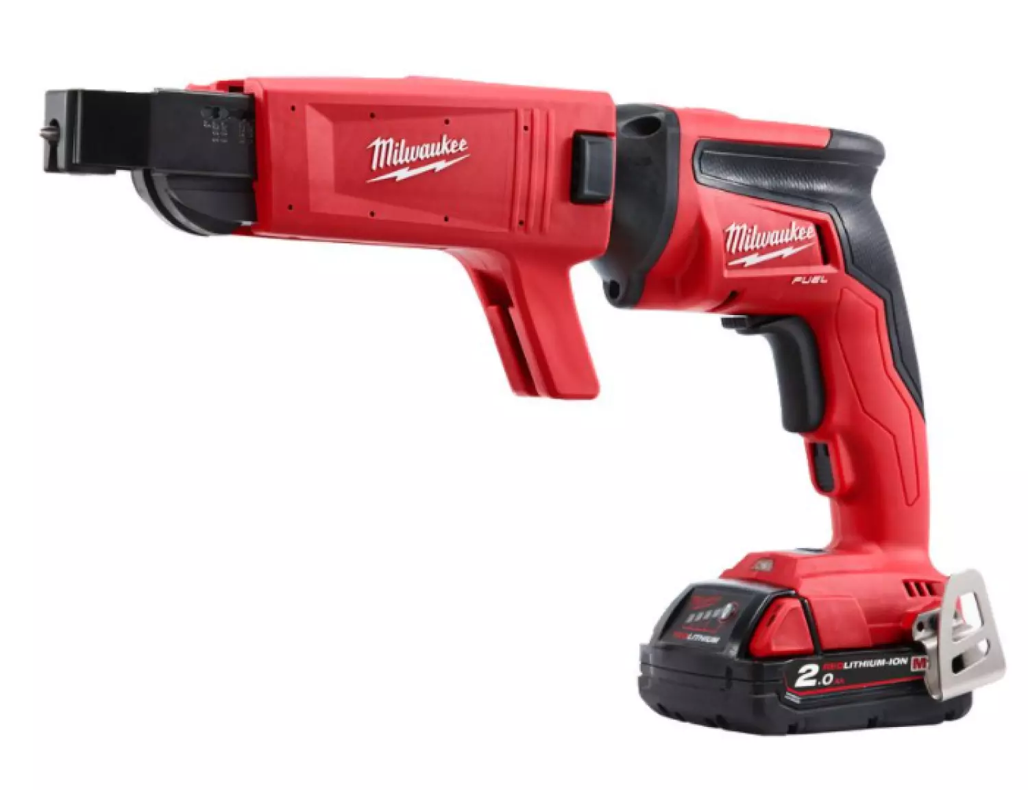 Milwaukee M18 FSGC-202X 18V Li-Ion Visseuse à bandes (2x 2,0Ah) dans HD Box - carbone sans balais-image