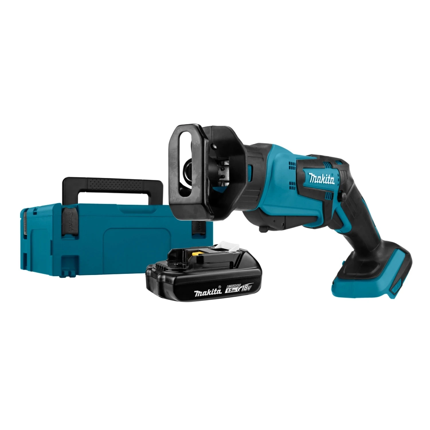 Makita DJR183Y1J 18V Li-Ion accu reciprozaag body + (1x 1.5Ah accu) in Mbox - snelwissel-image