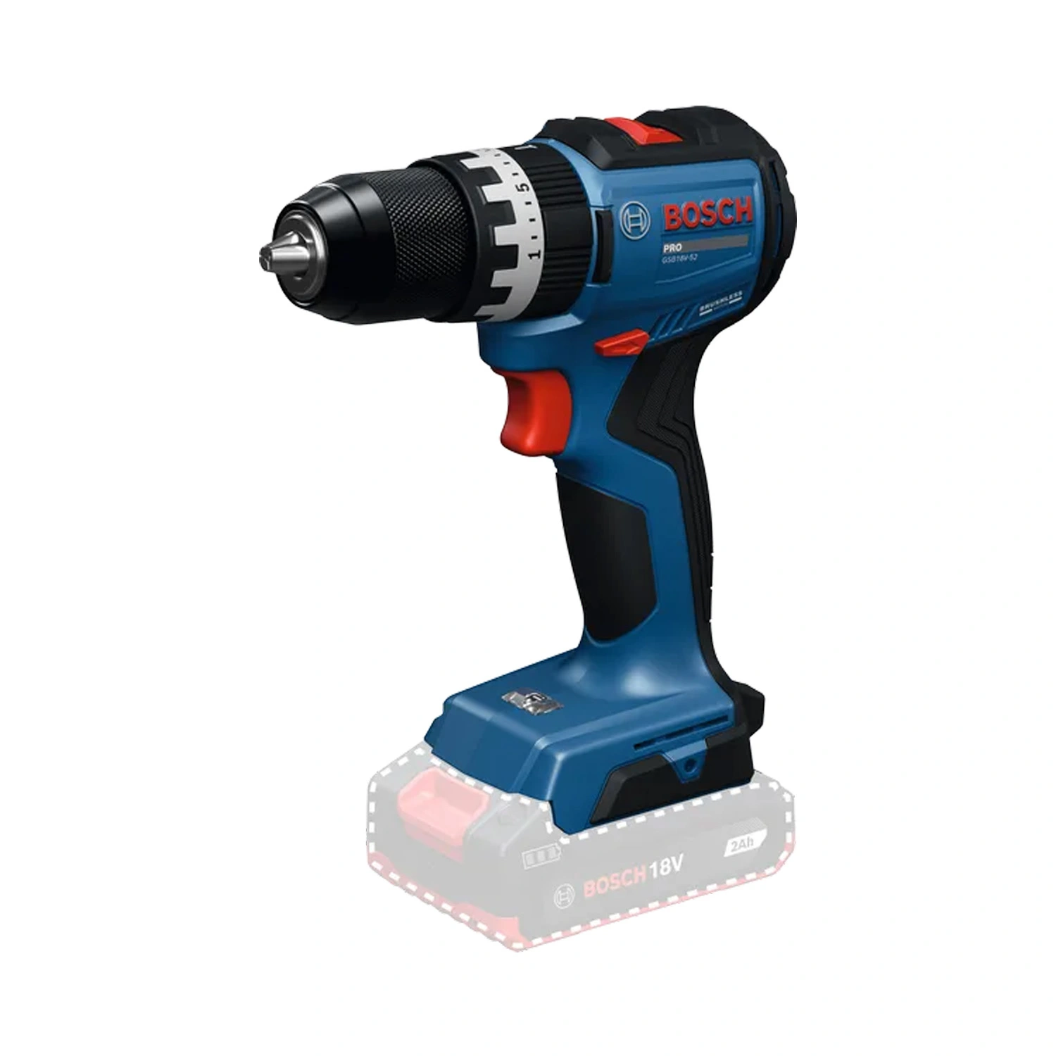 Bosch GSB 18V-52 - Klopboormachines - in L-Box - Body