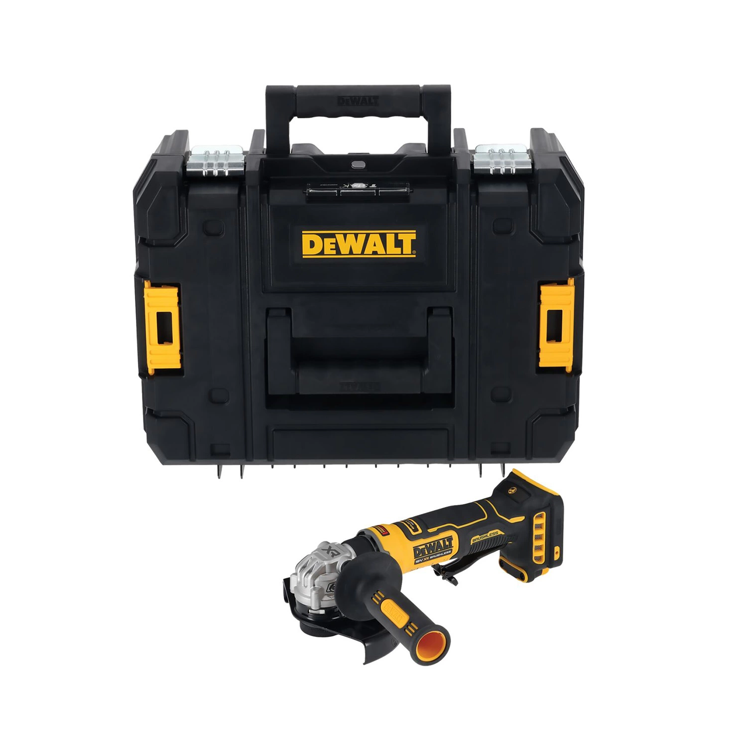 DeWALT DCG404NT Meuleuse d'angle compacte à batterie Li-ion 18 V dans TSTAK - 125 mm-image