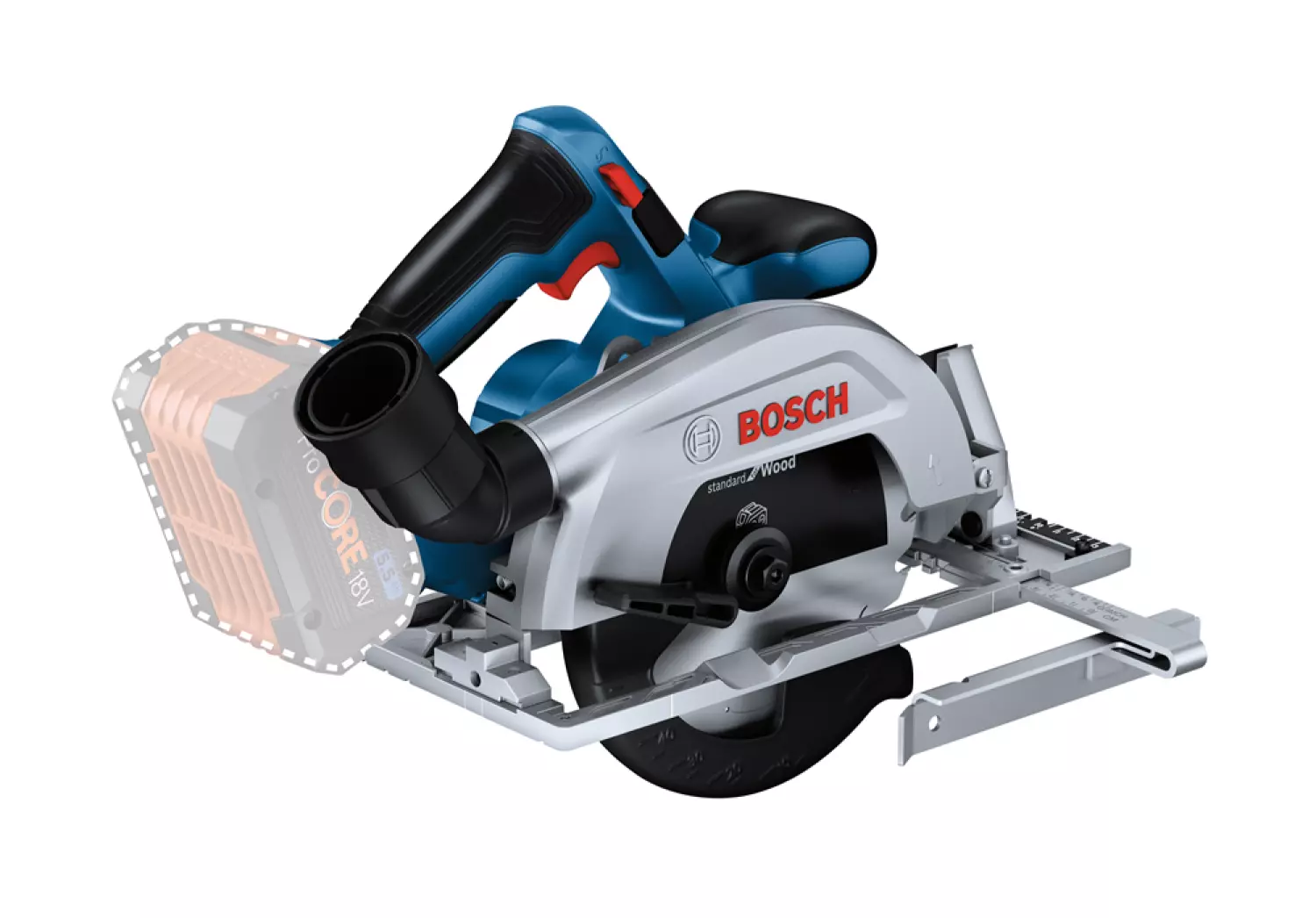 Bosch GKS 18V-57-2 18V Li-ion Accu cirkelzaag body - 165 mm-image