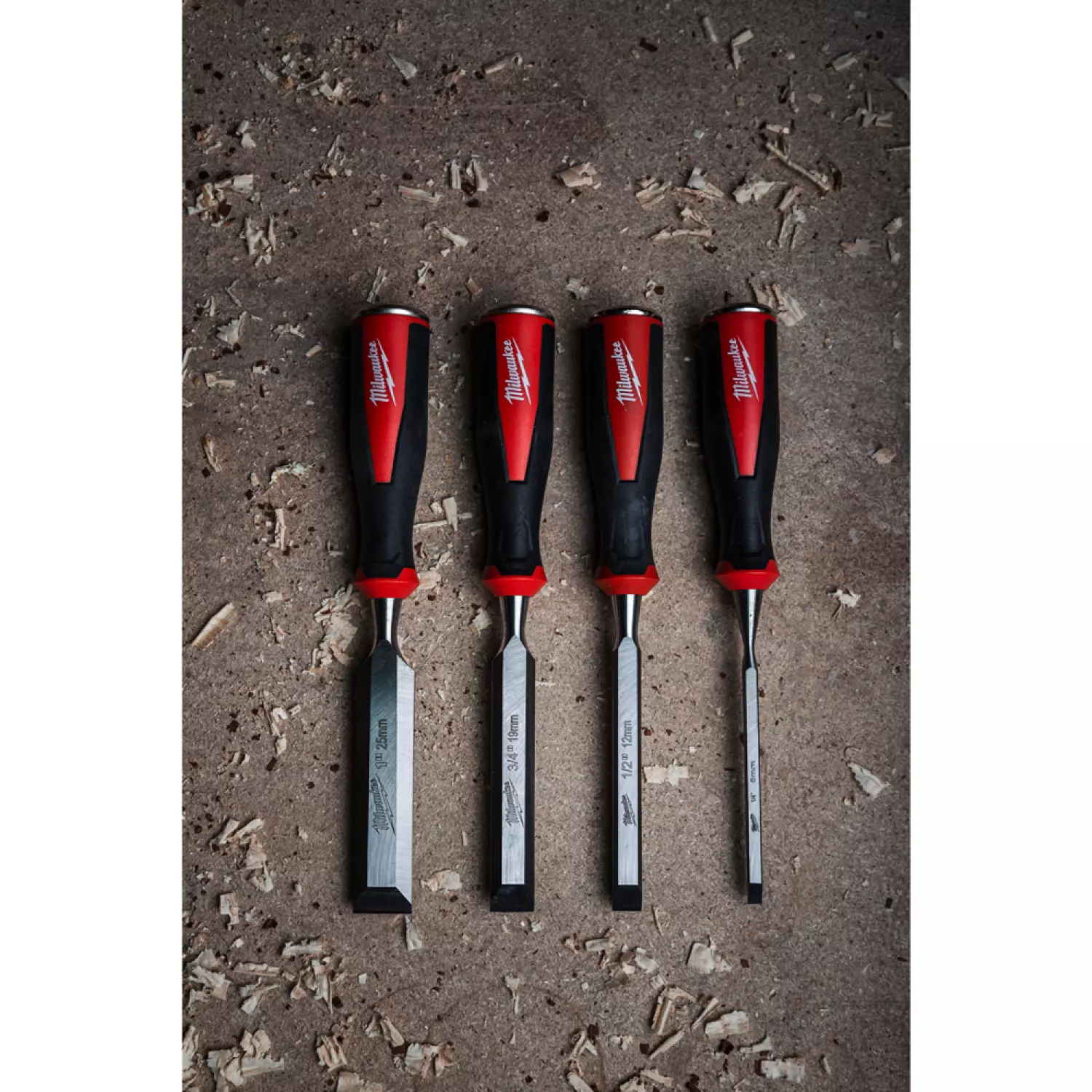Milwaukee 4932479897 Steekbeitel Set (6,13,19,25mm) (4-delig)-image