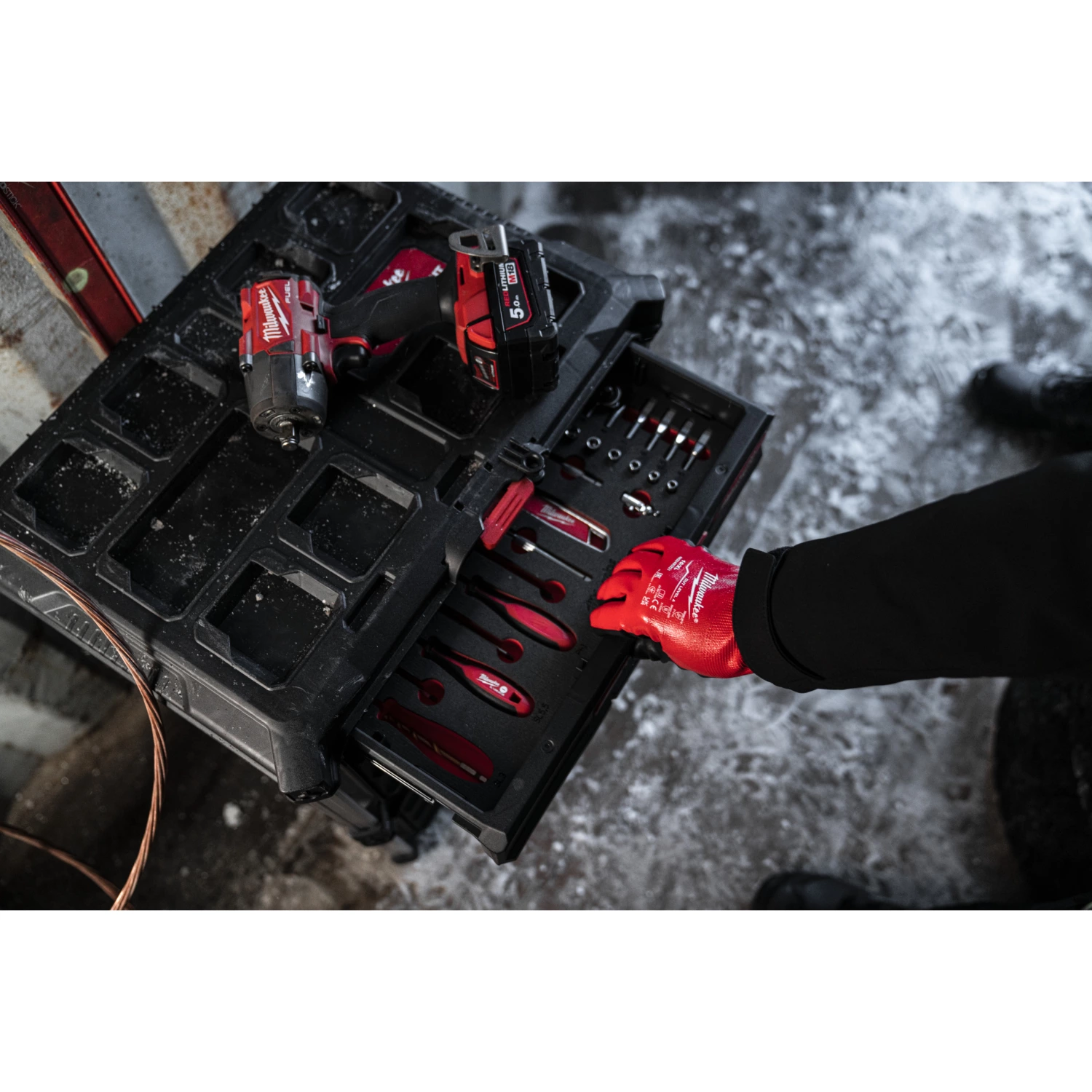 Milwaukee Gants de travail entièrement trempés Cut A - 7/S-image