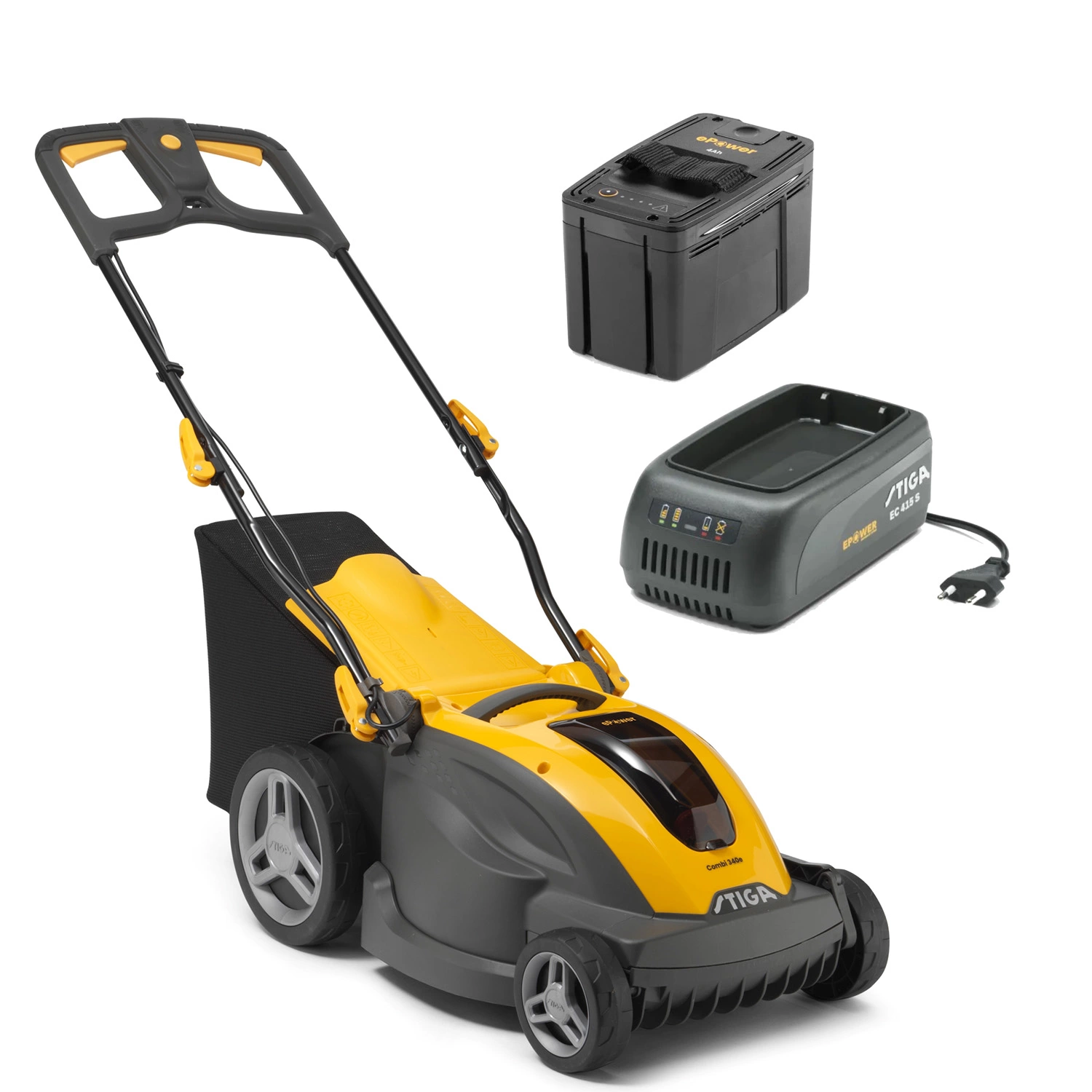 Stiga COMBI 340e Kit accu grasmaaier set (1x 4,0Ah) - 38cm-image