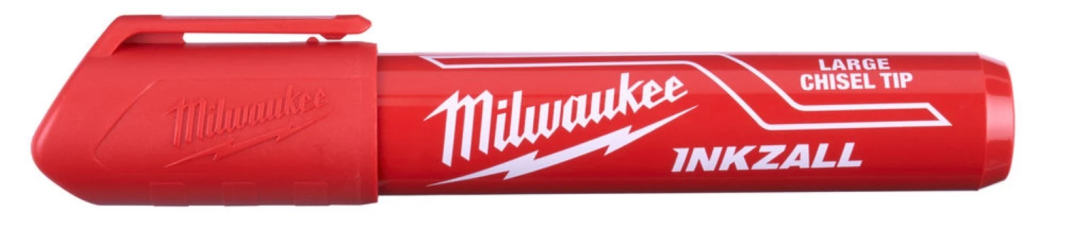 Milwaukee 4932471556 INKZALL™ Marker - Beitel L - Rood - 6.2mm-image