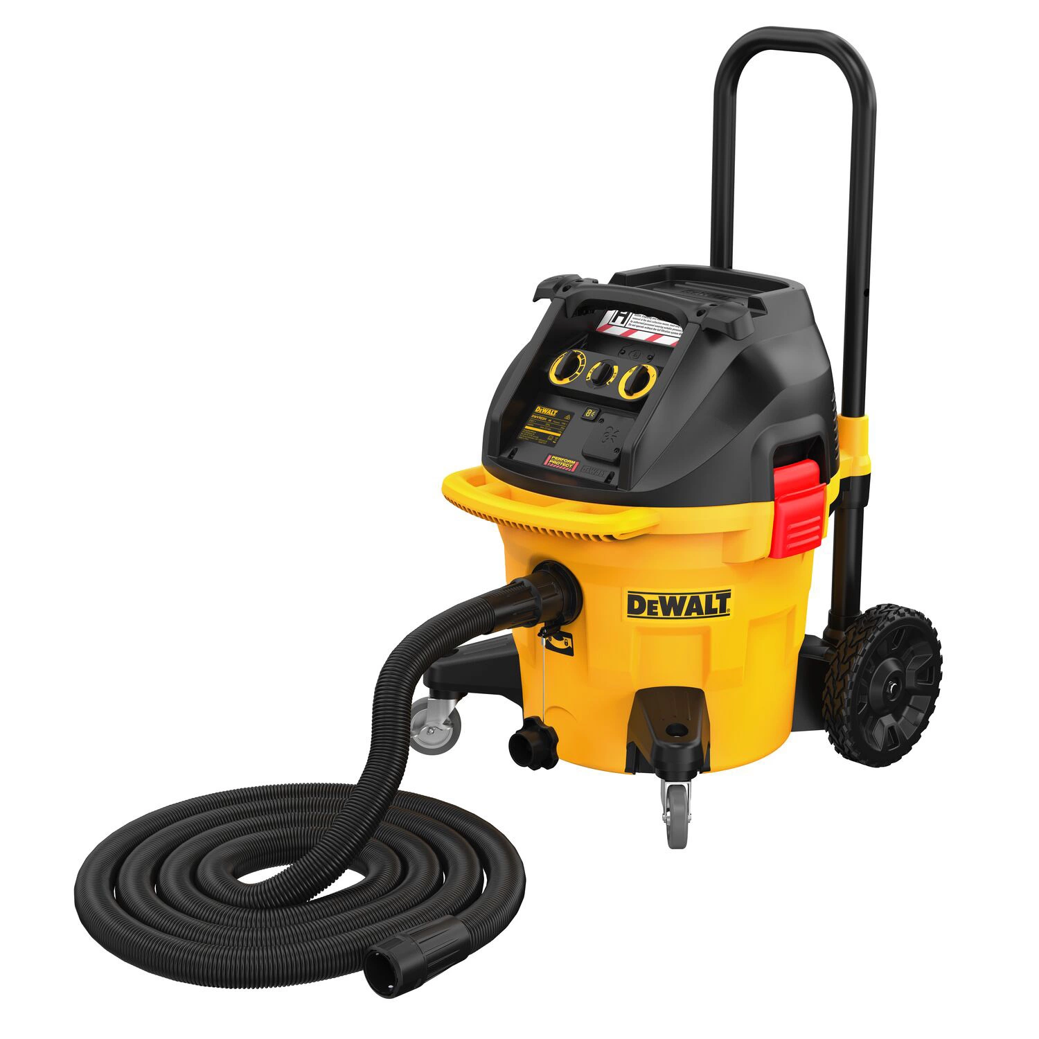 DeWALT DWV905H-QS Aspirateur de chantier - 1400W - classe H - 38L-image