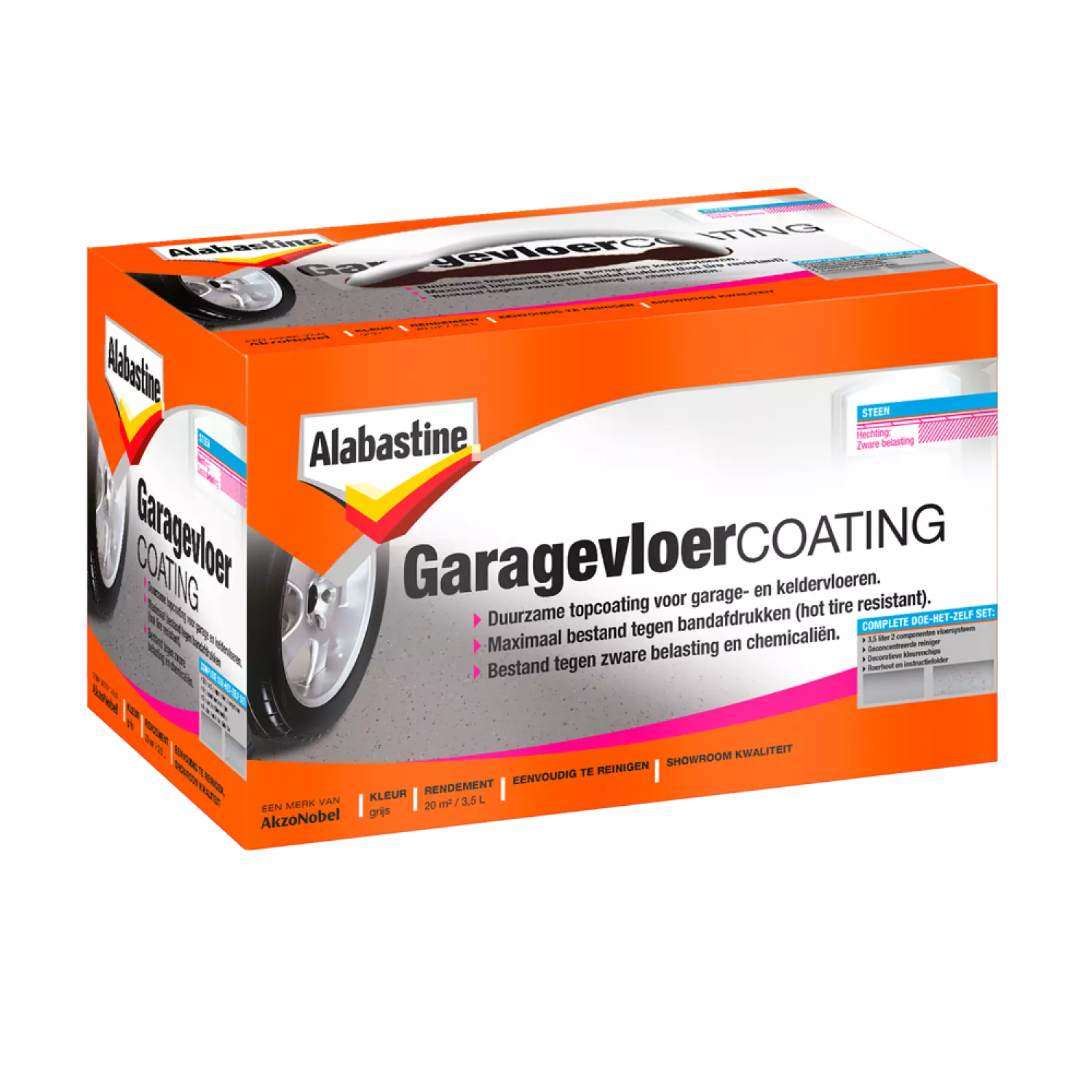 Alabastine Garagevloercoating - Gris - 3,5L-image