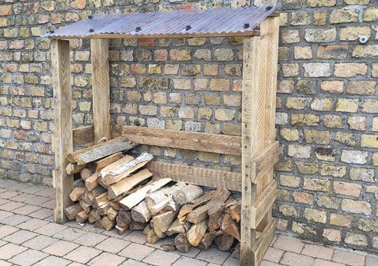 Fabriquer un abri pour votre bois de chauffage  - comment faire ?