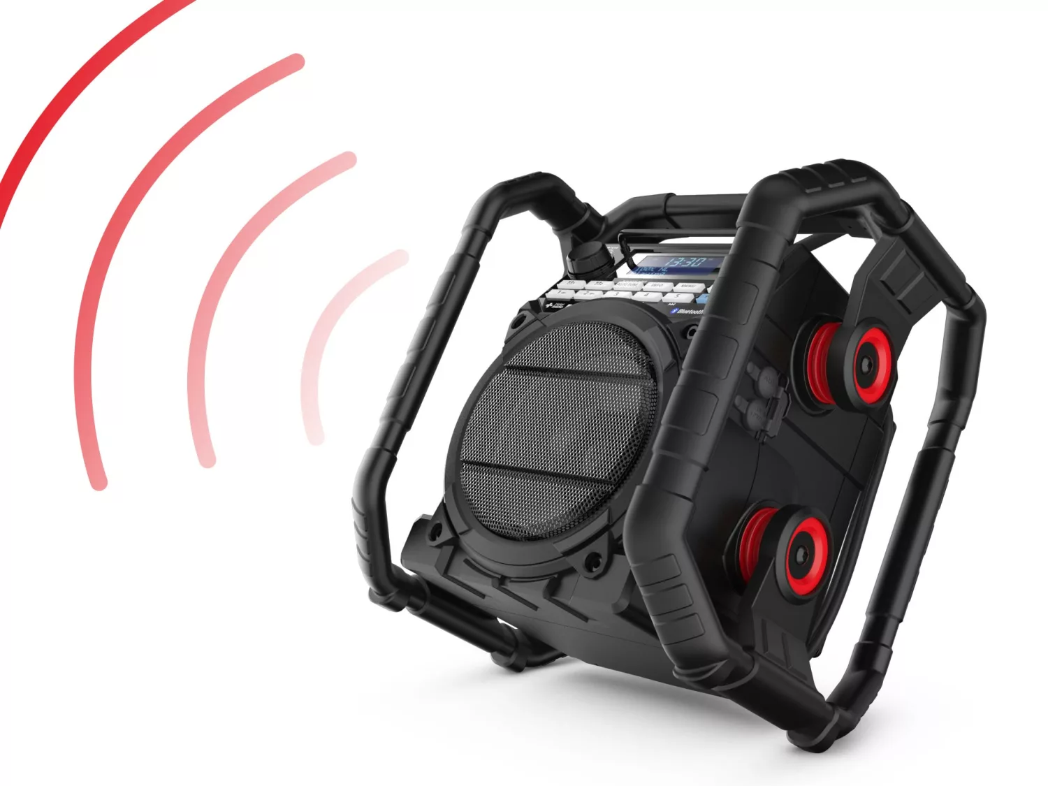 PerfectPro TP3 Bouwradio - FM RDS / DAB+ - AUX-in - bluetooth - werkt op netstroom en batterij-image