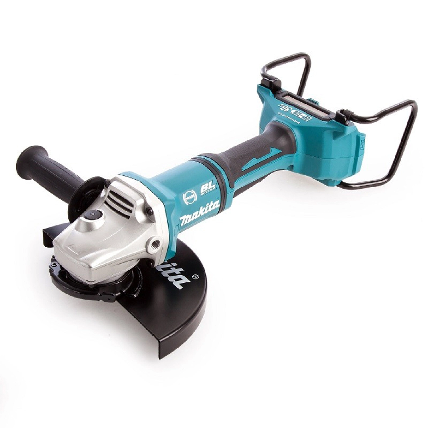 Makita DGA900ZK 36V (2x 18V) Li-Ion accu Haakse slijper body in koffer - 230mm - koolborstelloos-image