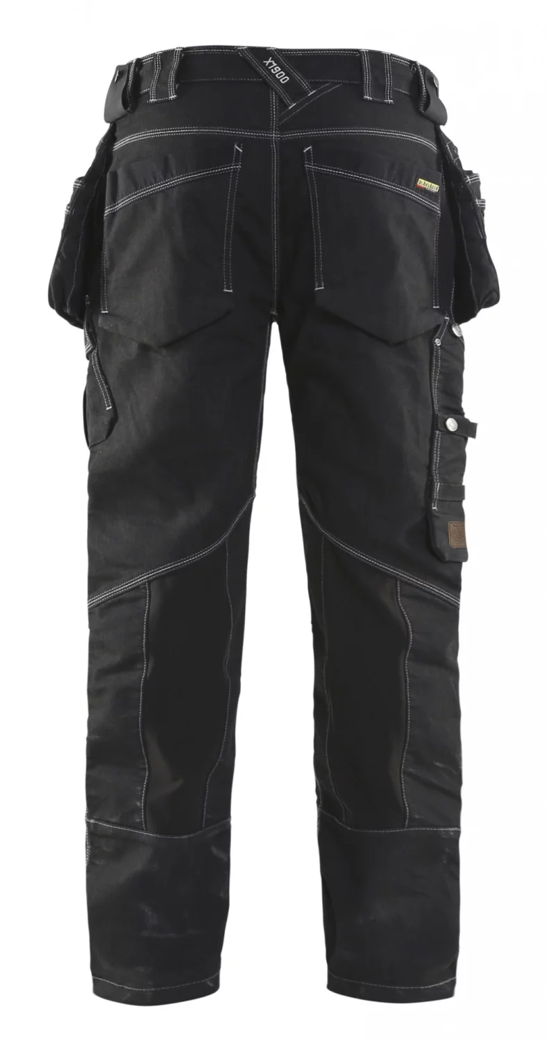 Blåkläder X1900 Pantalon de travail en denim stretch 1990 - noir - taille 58 (XXL)-image