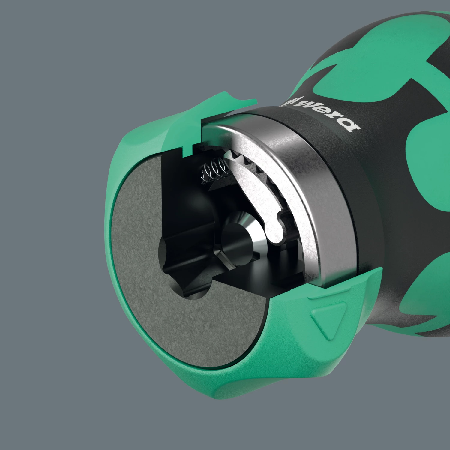 Wera 05008892001 Kraftform Kompakt Stubby Magazin RA 2 Bitschroevendraaier - 6 in 1 multi-bit - met ratelfunctie-image