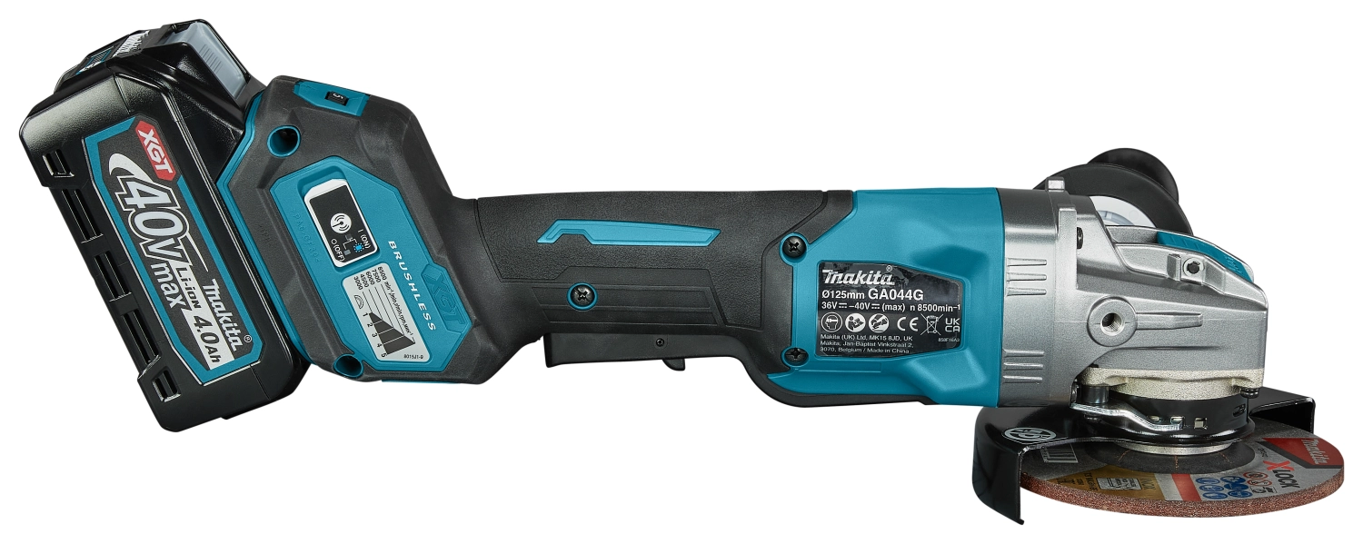 Makita GA044GZ XGT 40V Max Li-Ion accu haakse slijper body - X-Lock - 125mm-image